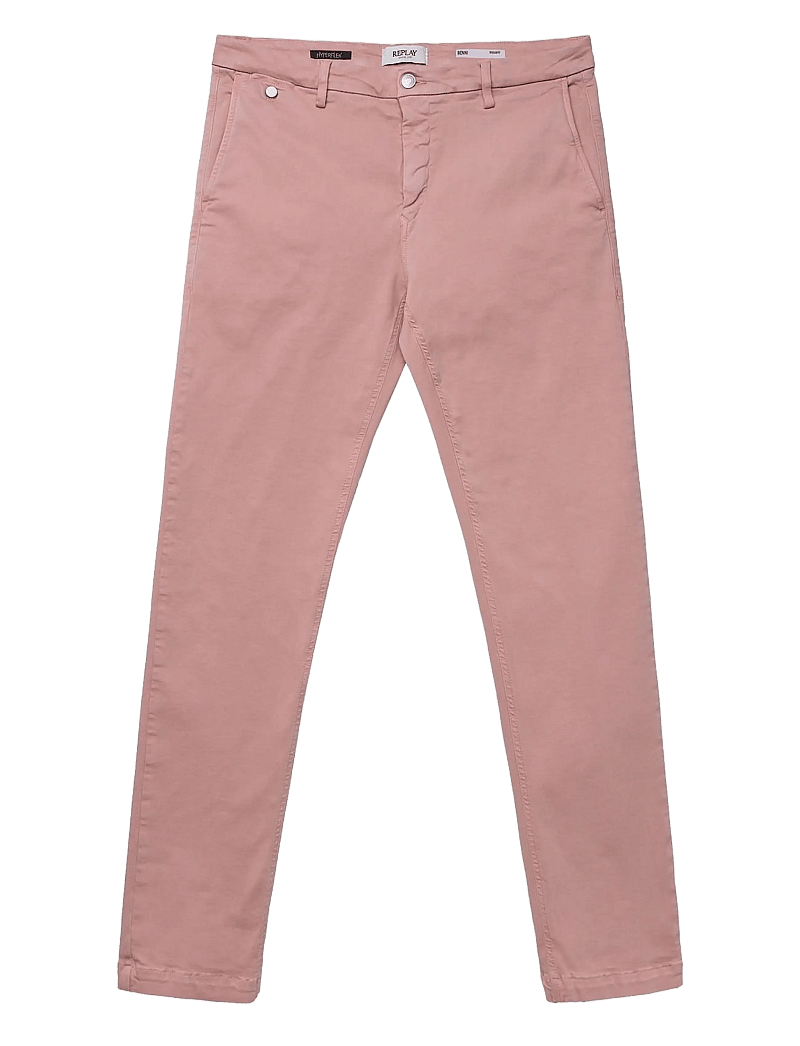 Replay - BENNI Trousers REGULAR Hyperchino Color Xlite - casual bukser - pink - 1