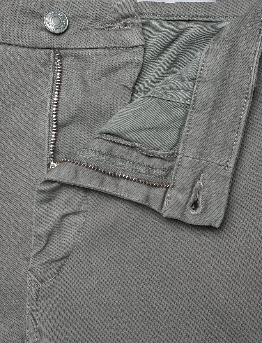 Replay - BENNI Trousers REGULAR Hyperchino Color Xlite - casual - warm grey - 5