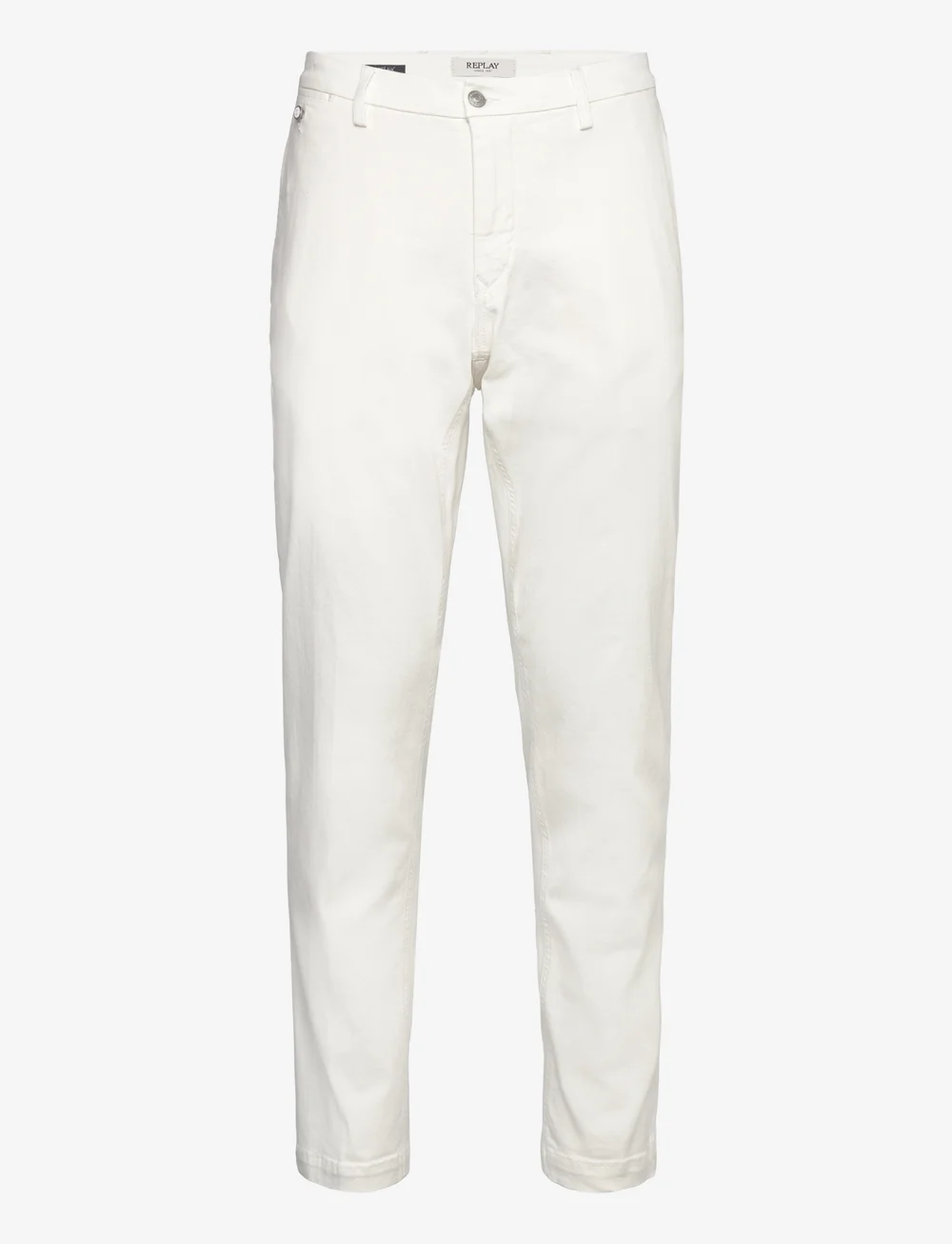 Replay - BENNI Trousers REGULAR Hyperchino Color Xlite - chinos - white - 0