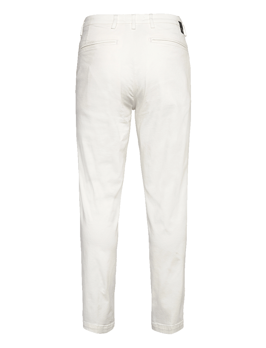 Replay - BENNI REGULAR Hyperchino Color Xlite DENIM Trousers - casual bukser - white - 1