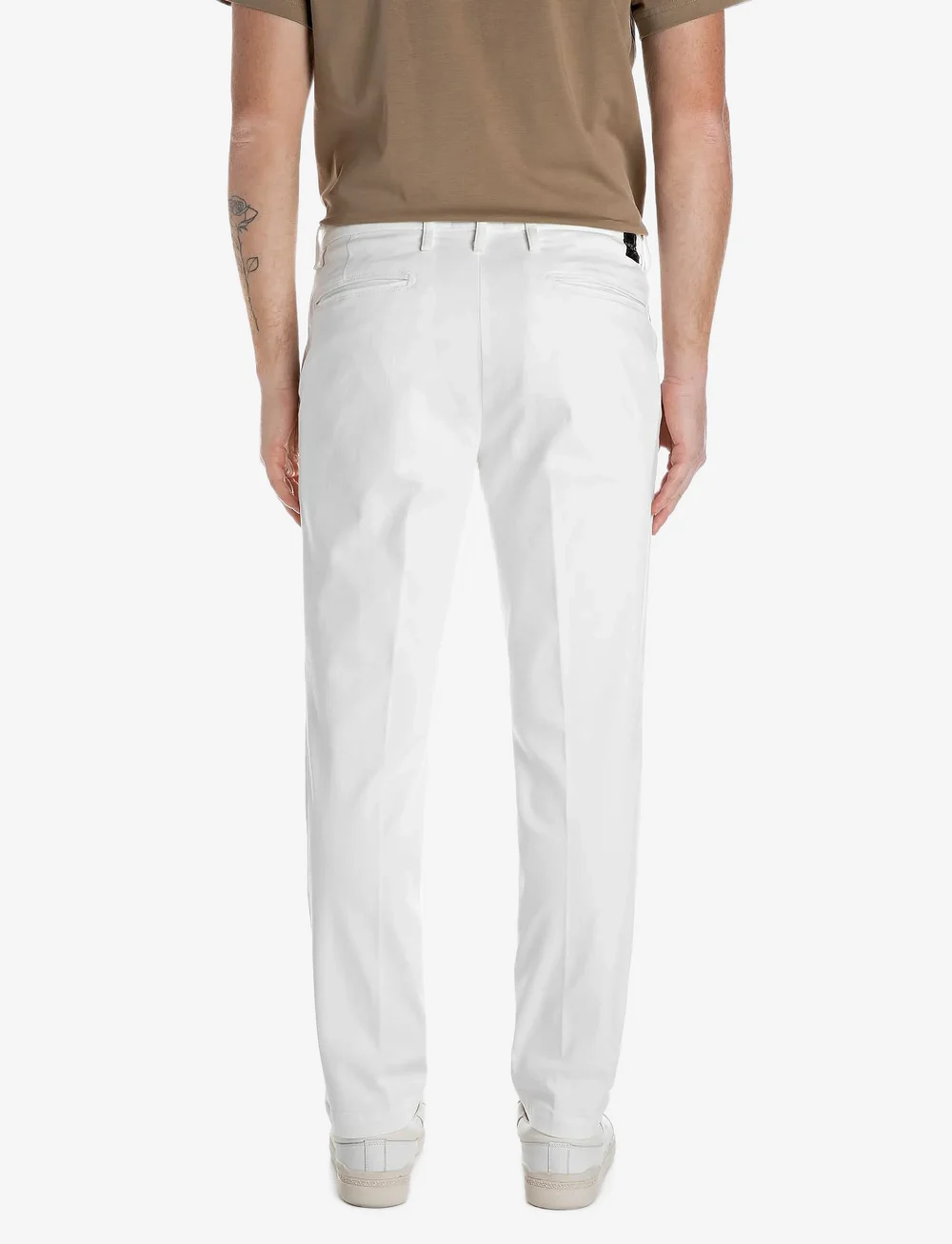 Replay - BENNI Trousers REGULAR Hyperchino Color Xlite - chinos - white - 2