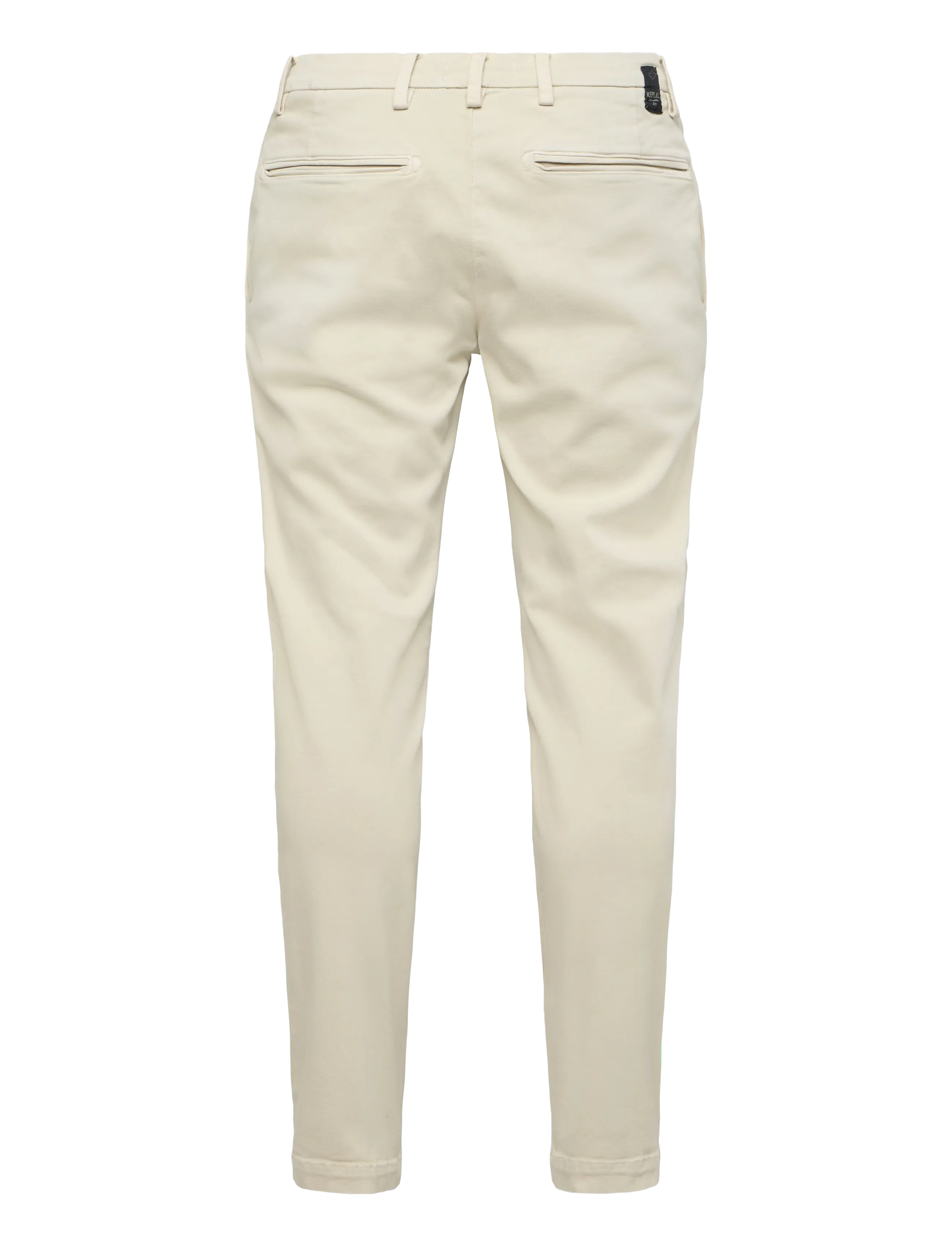 Replay - BENNI REGULAR Hyperchino Color Xlite  DENIM Trousers ALABASTER - casual trousers - white - 1