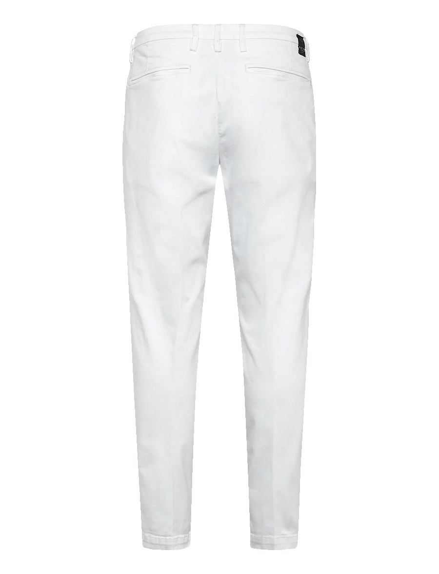 Replay - BENNI REGULAR Hyperchino Color Xlite DENIM Trousers - casual byxor - white - 2