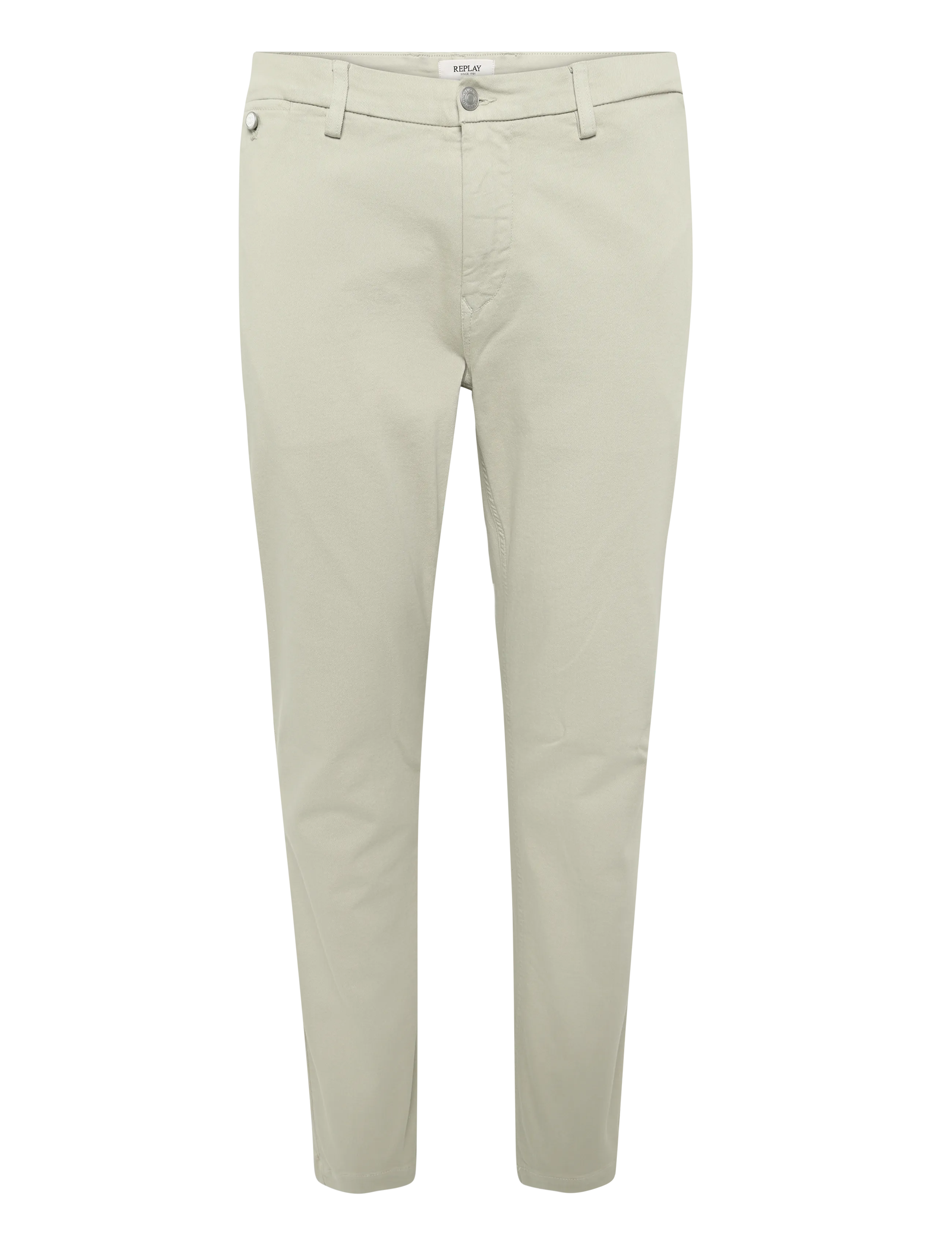 Replay BENNI REGULAR Hyperchino Color Xlite  DENIM Trousers - Byxor - WHITE / white