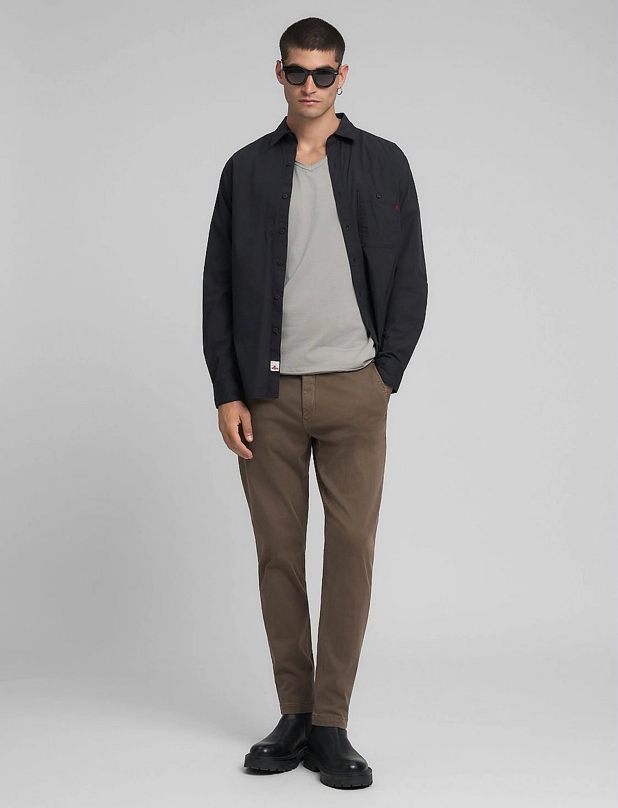 Replay - BENNI Trousers REGULAR Hyperchino Color Xlite - chinos - brown - 4