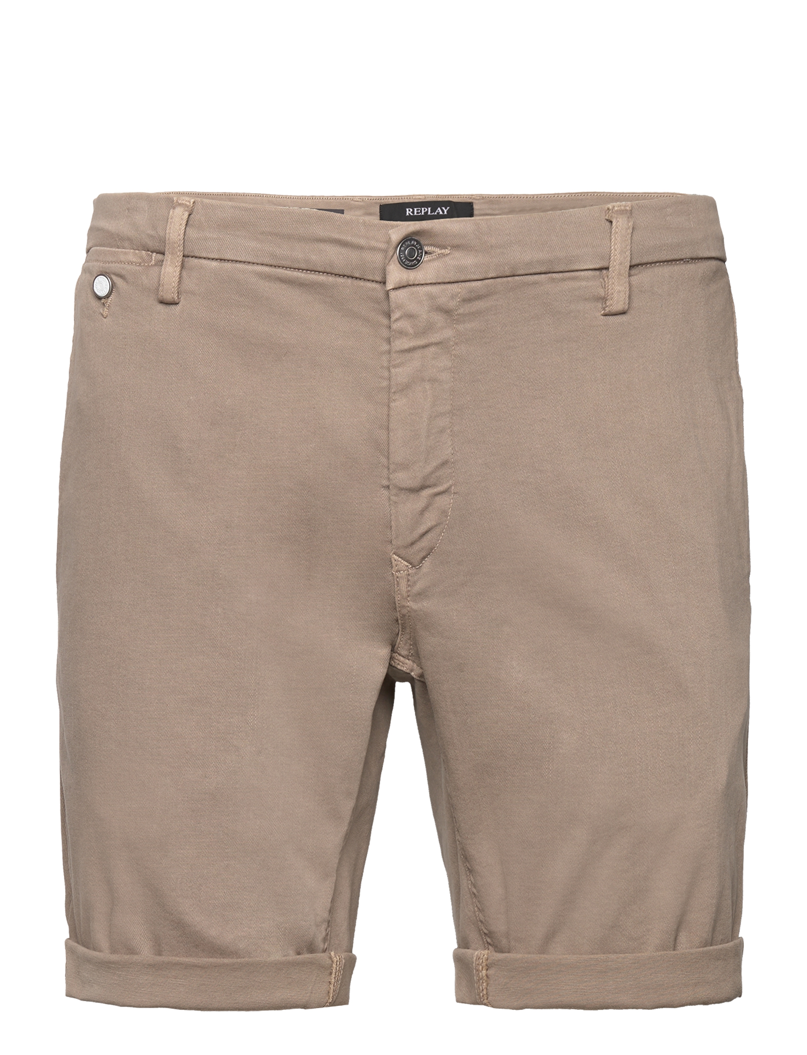 Replay - BENNI SHORT Shorts REGULAR Hyperchino Color Xlite - beige - 1