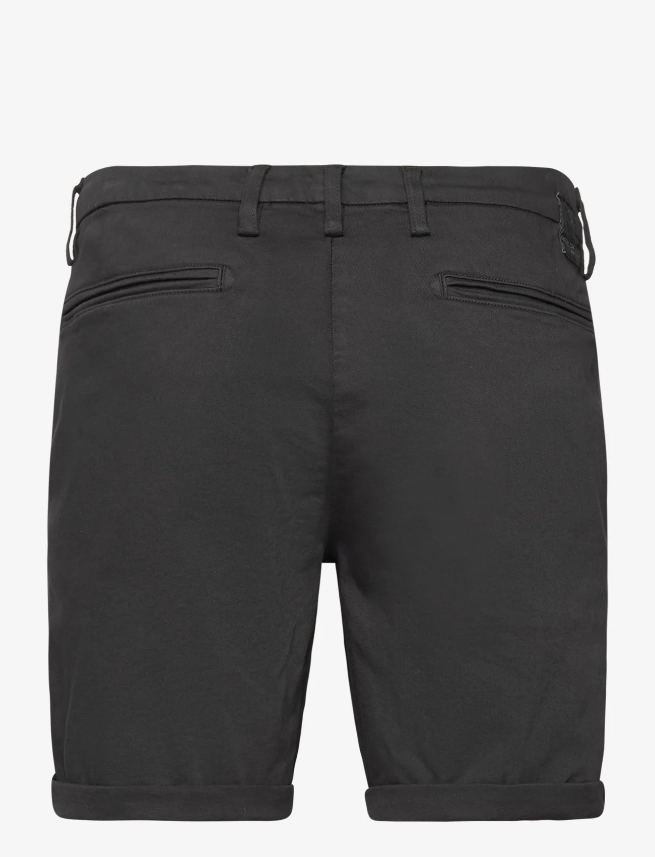 Replay - BENNI SHORT Shorts REGULAR Hyperchino Color Xlite - chinos shorts - black - 1