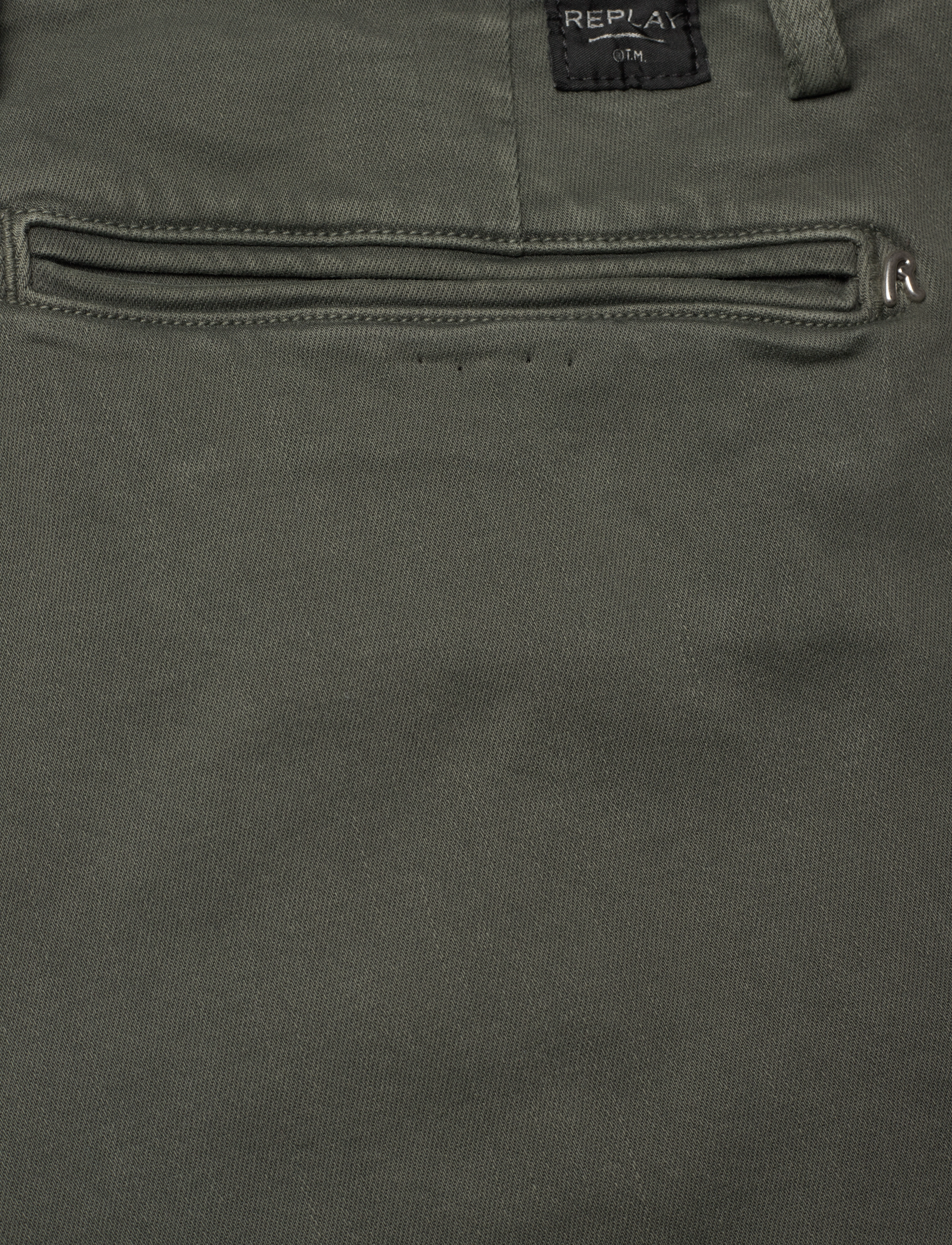 Replay - BENNI SHORT Shorts REGULAR Hyperchino Color Xlite - khaki green - 5