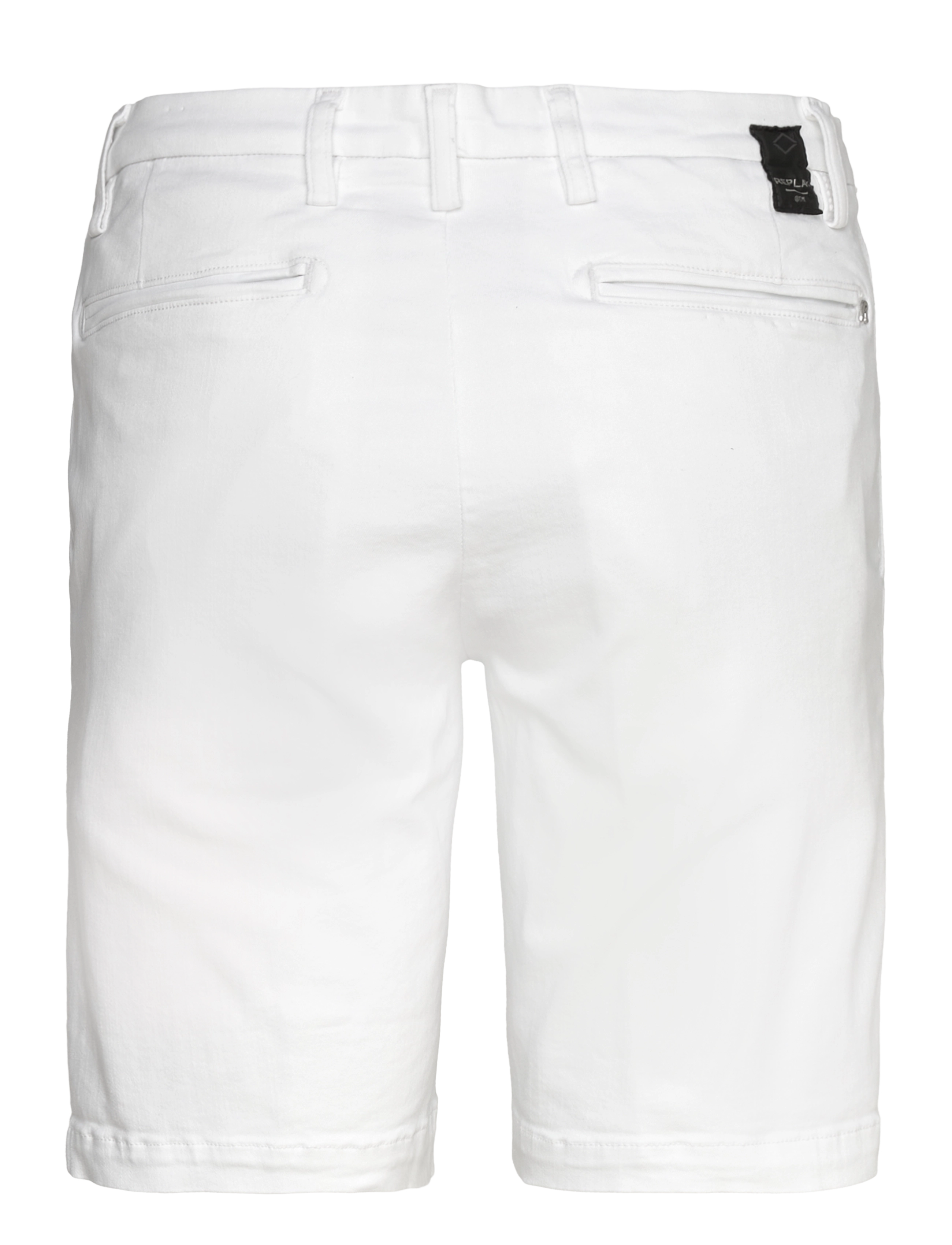 Replay - BENNI SHORT Shorts REGULAR Hyperchino Color Xlite - white - 2