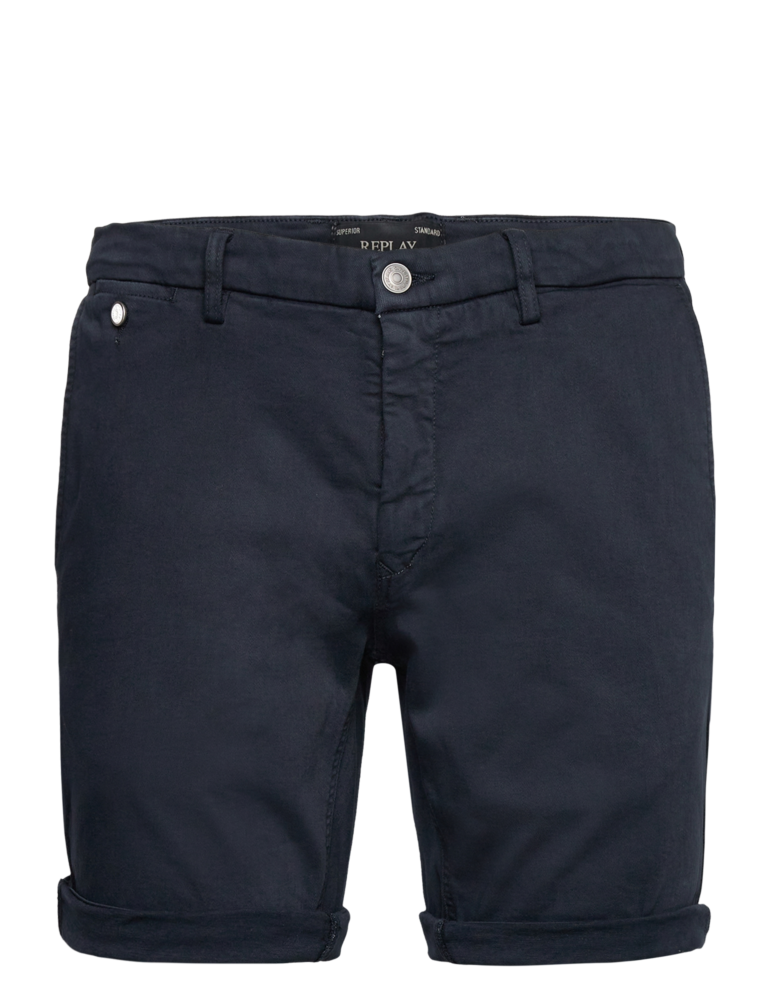 REPLAY Benni Kurz Shorts Regular Hyperchino Color Xlite Schwarz - 31 - Herren