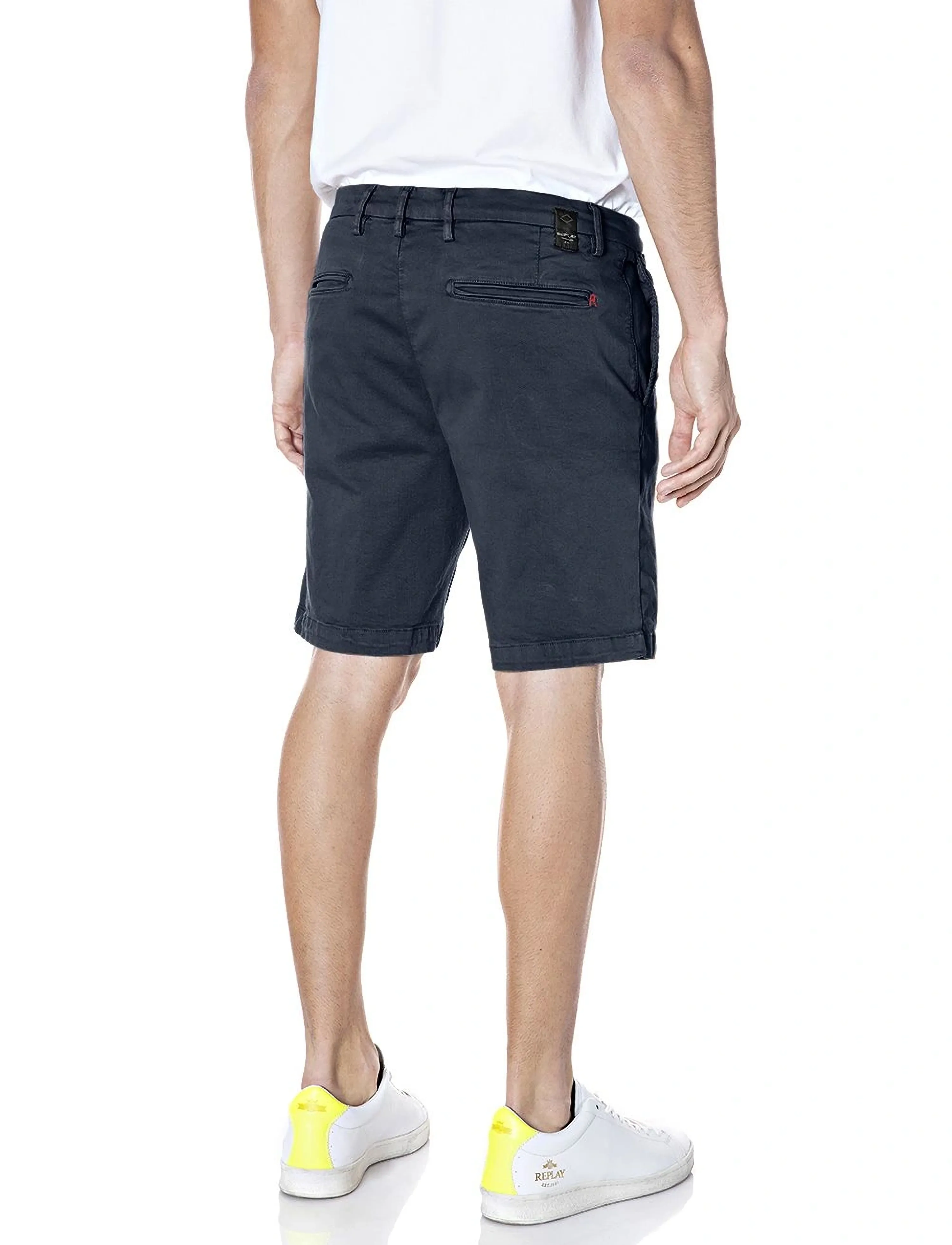Replay - BENNI SHORT Shorts REGULAR Hyperchino Color Xlite - casual shorts - blue - 3
