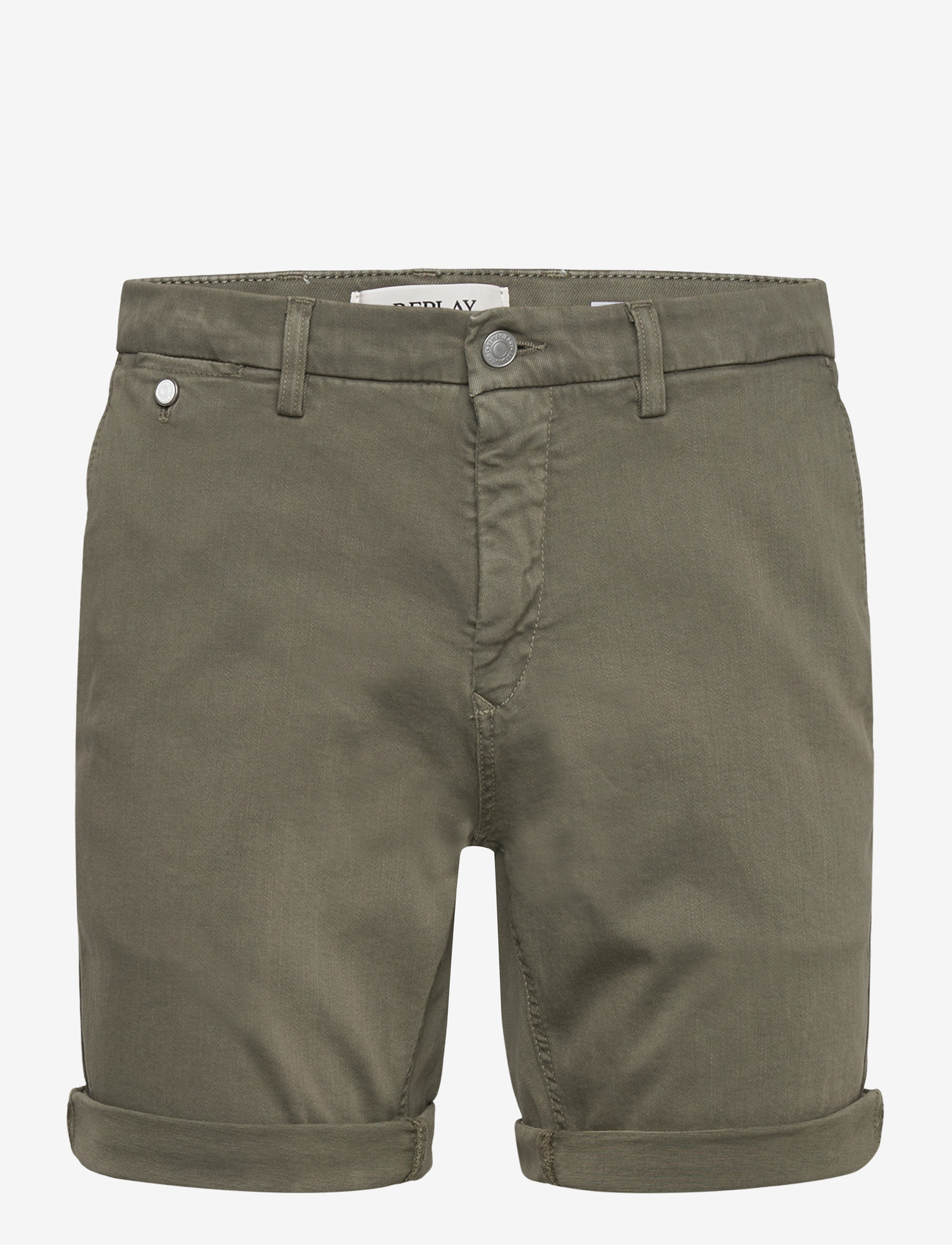 Replay - BENNI SHORT Shorts REGULAR Hyperchino Color Xlite - casual shorts - green - 1