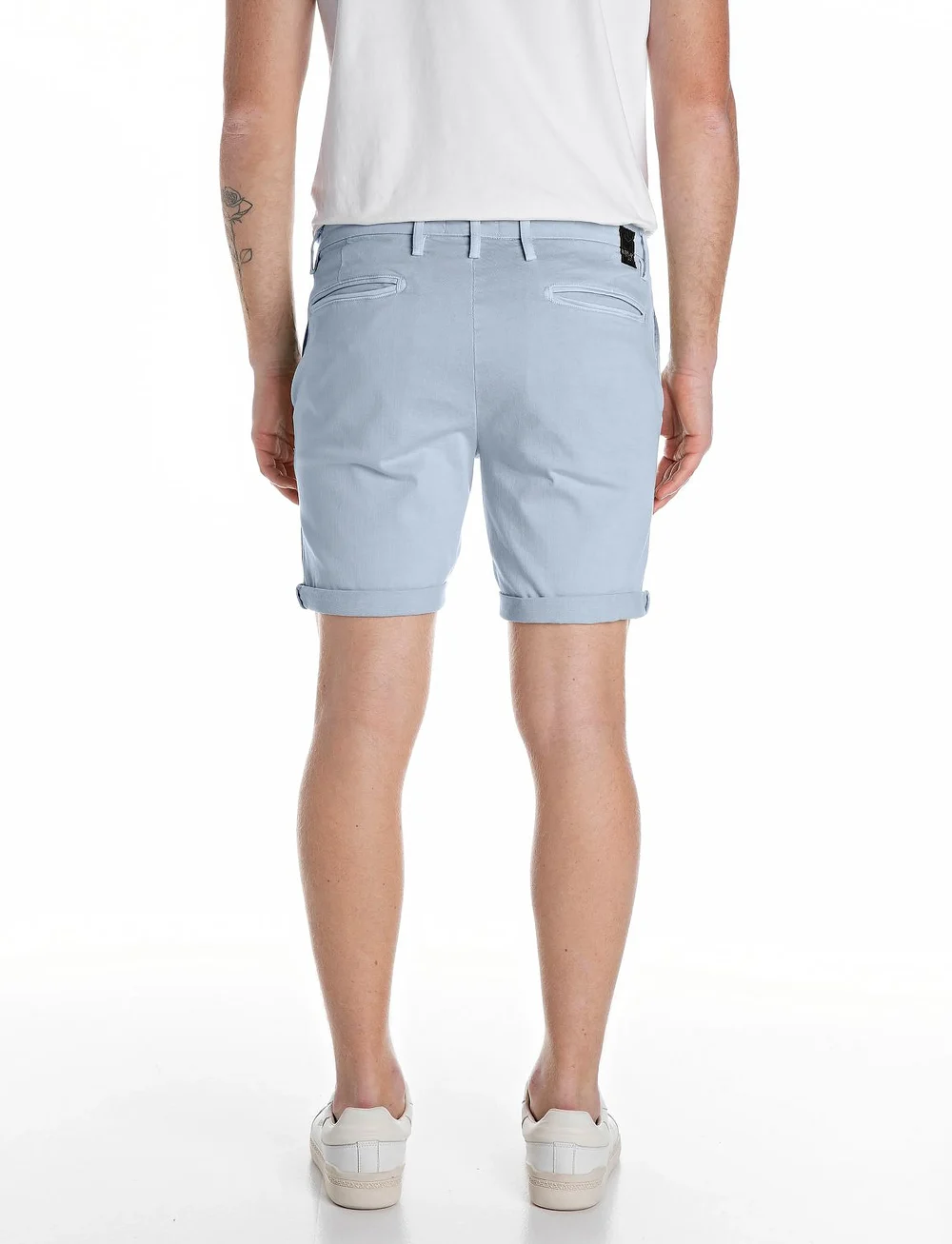 Replay - BENNI SHORT Shorts REGULAR Hyperchino Color Xlite - casual shorts - grey - 1