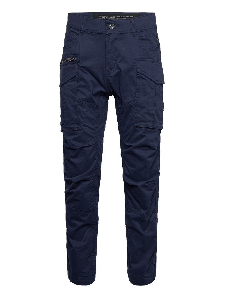 Replay - JOE Trousers CARGO - cargobukser - navy - 1