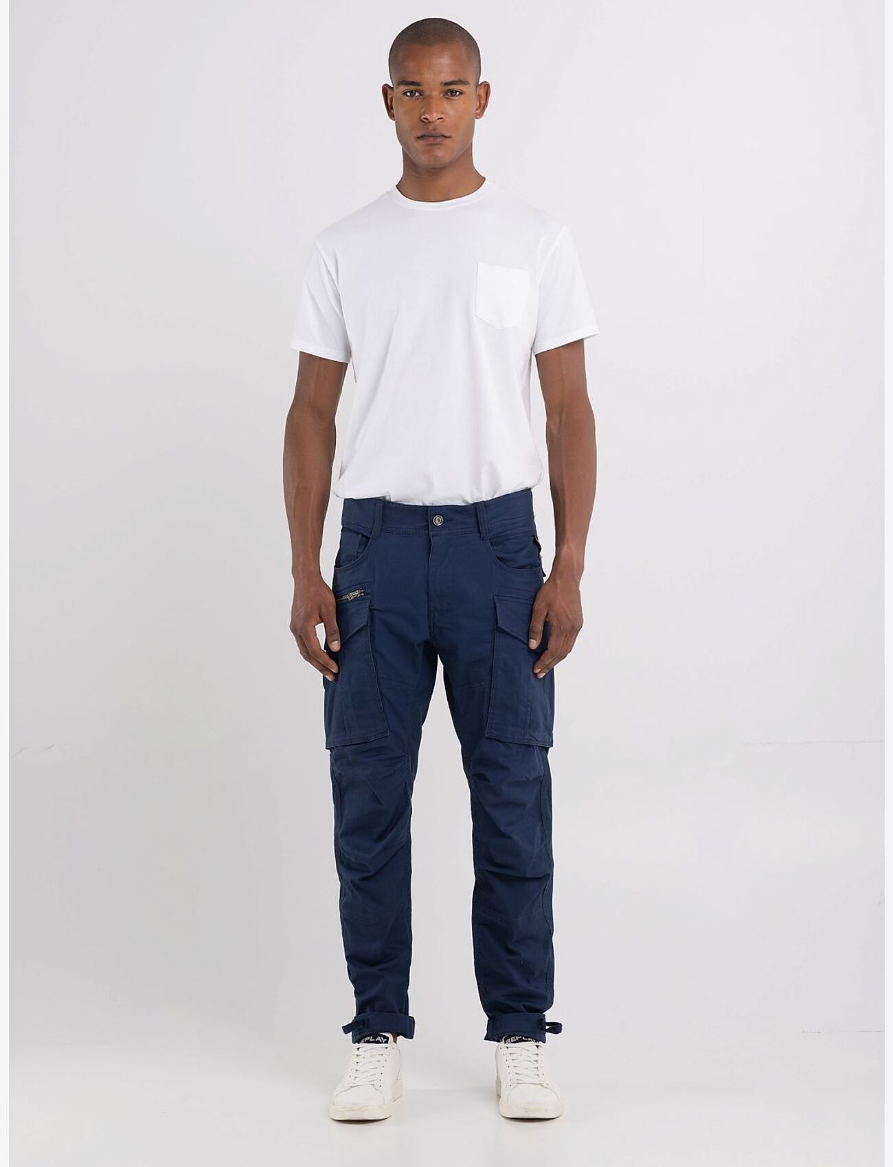 Replay - JOE Trousers CARGO - cargobukser - navy - 5
