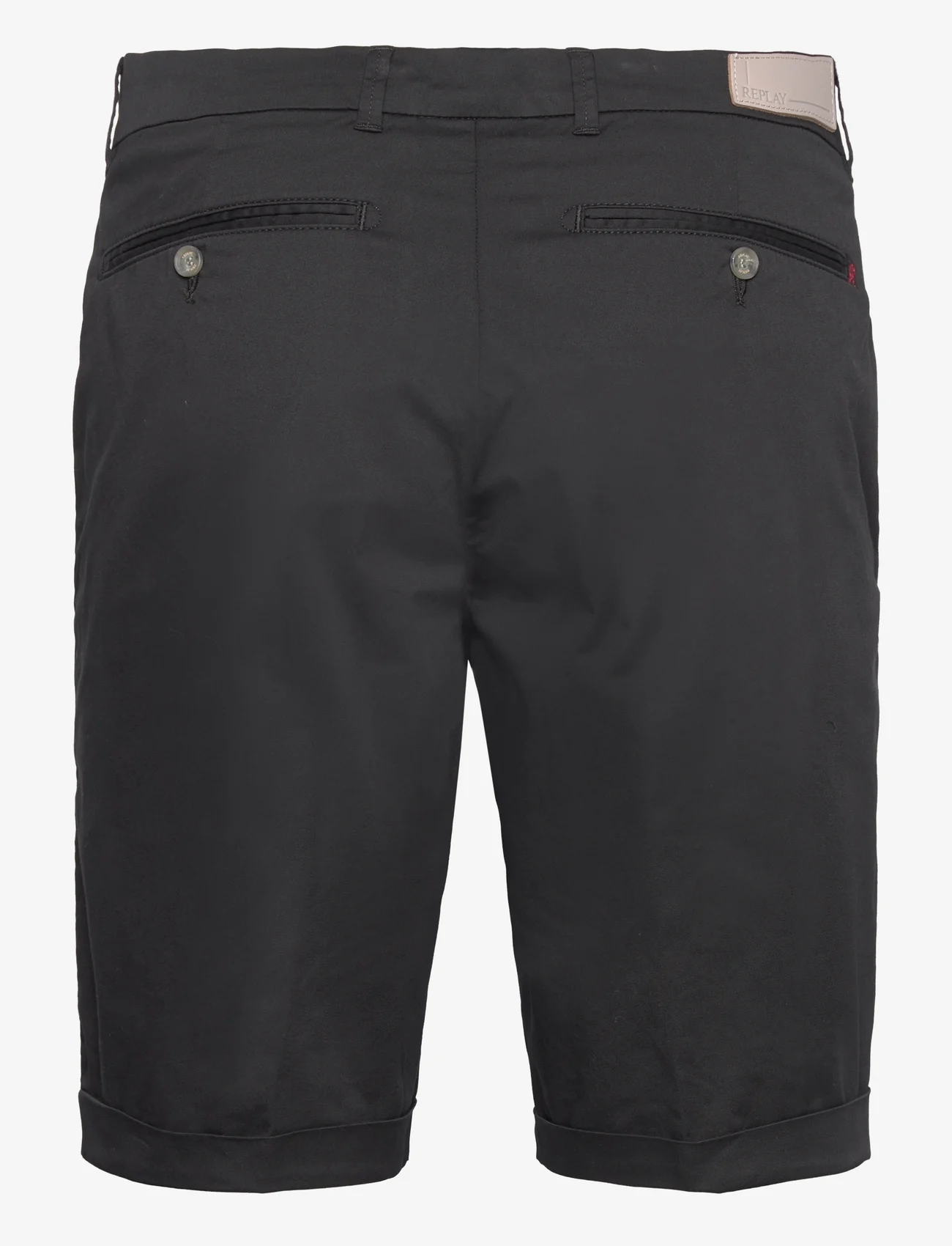 Replay - Shorts SLIM - chino lühikesed püksid - black - 1