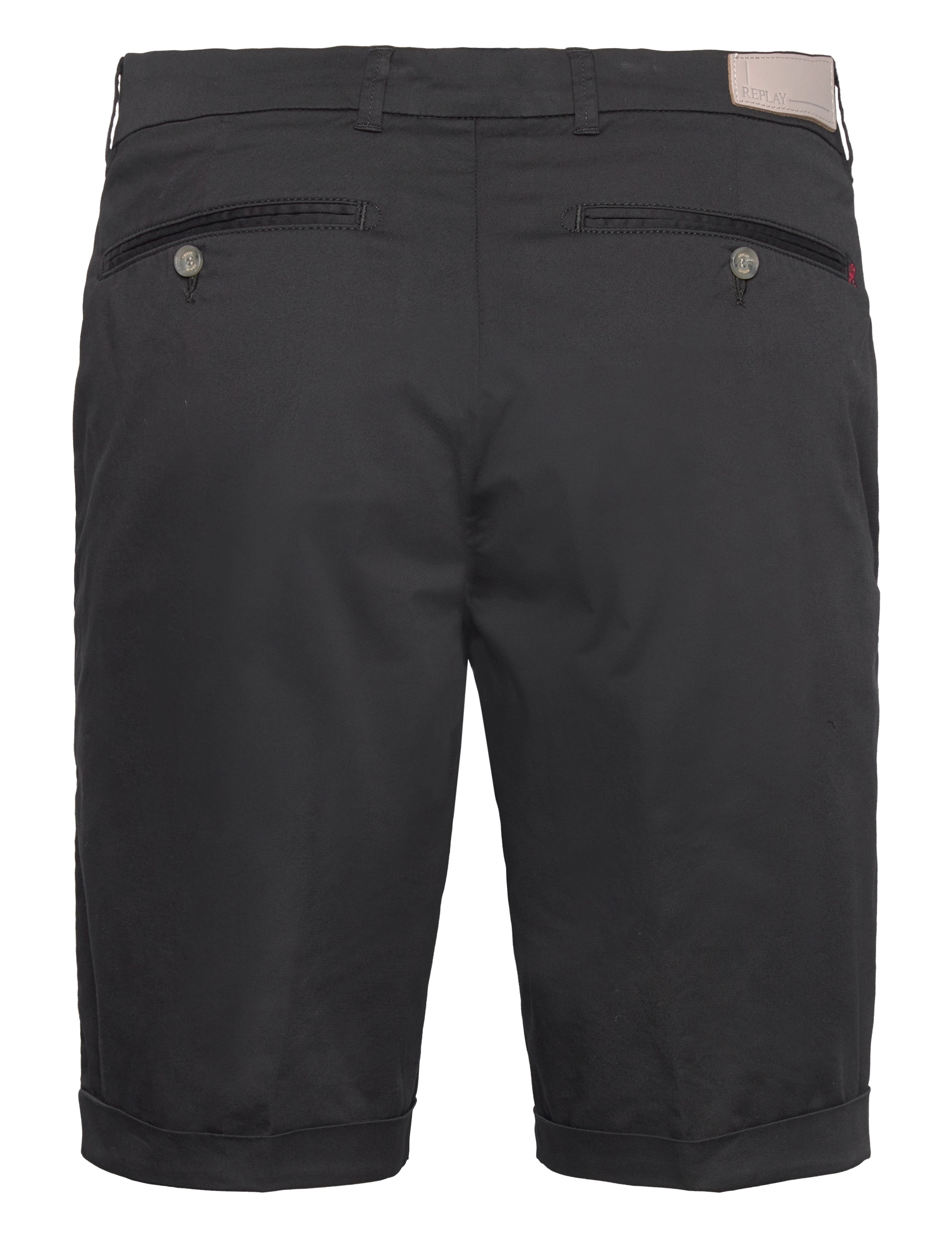 Replay - Shorts SLIM - short chino - black - 1