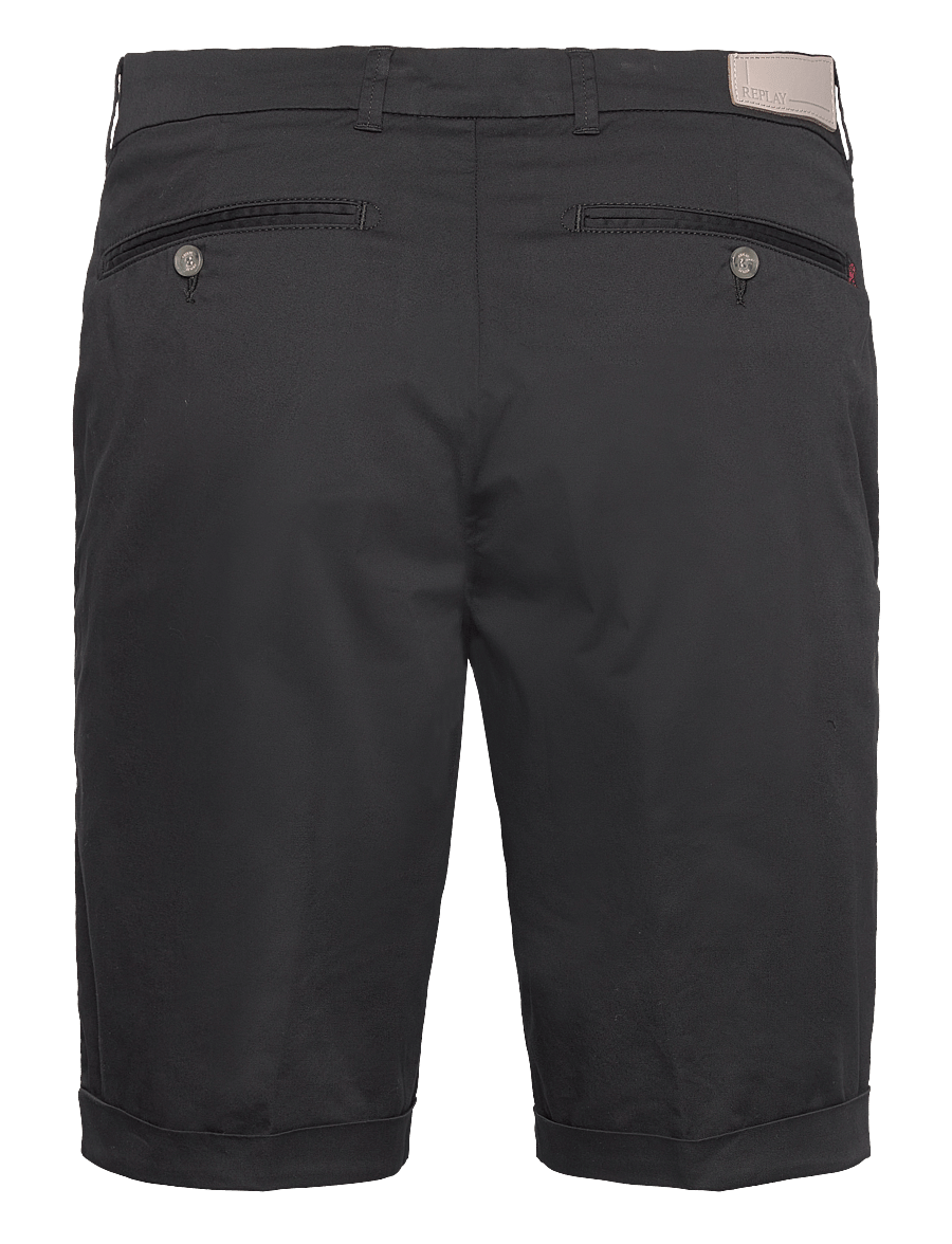 Replay - Shorts SLIM - short chino - black - 1