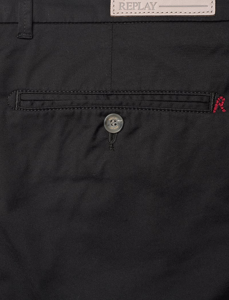 Replay - Shorts SLIM - chinos shorts - black - 4
