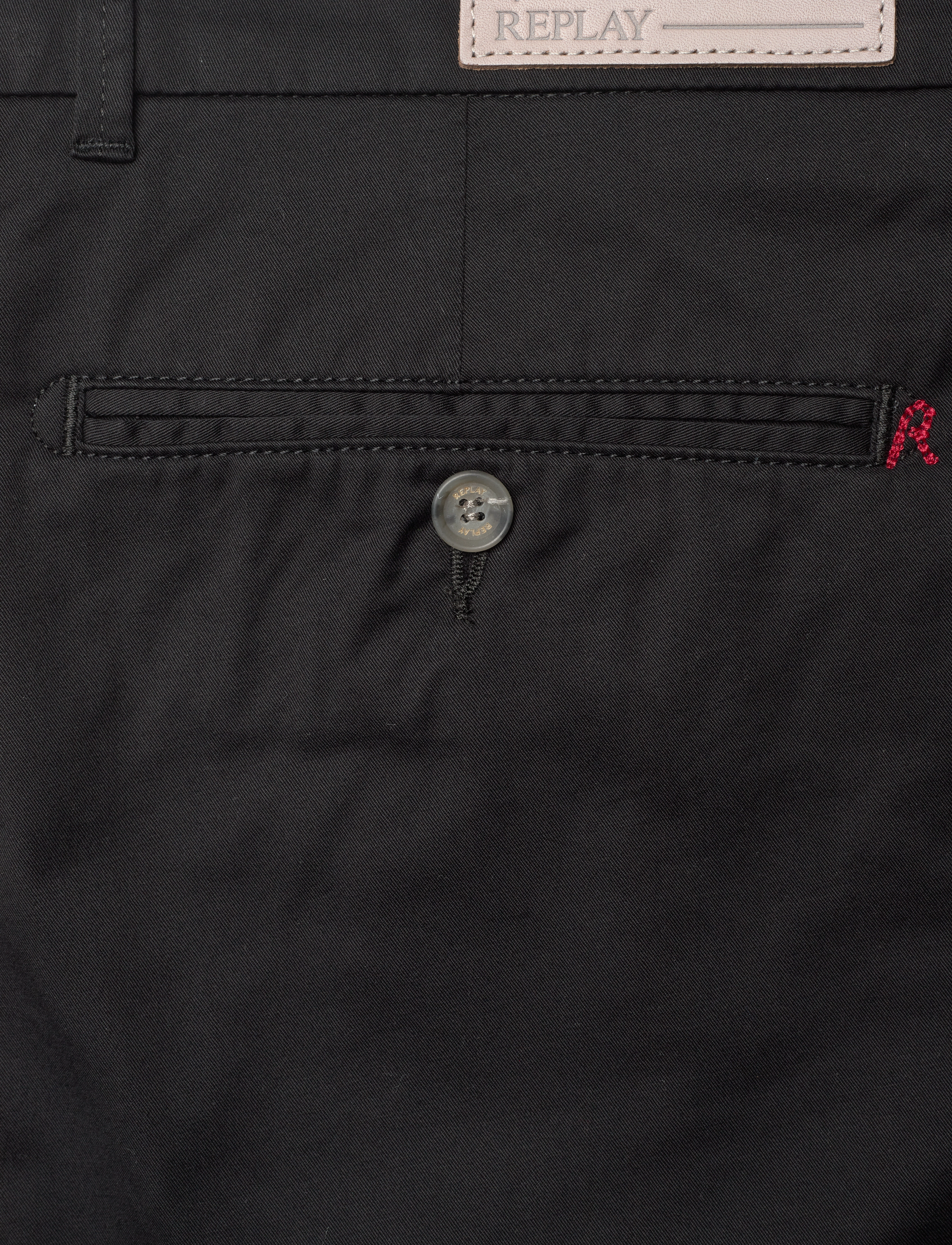 Replay - Shorts SLIM - short chino - black - 4