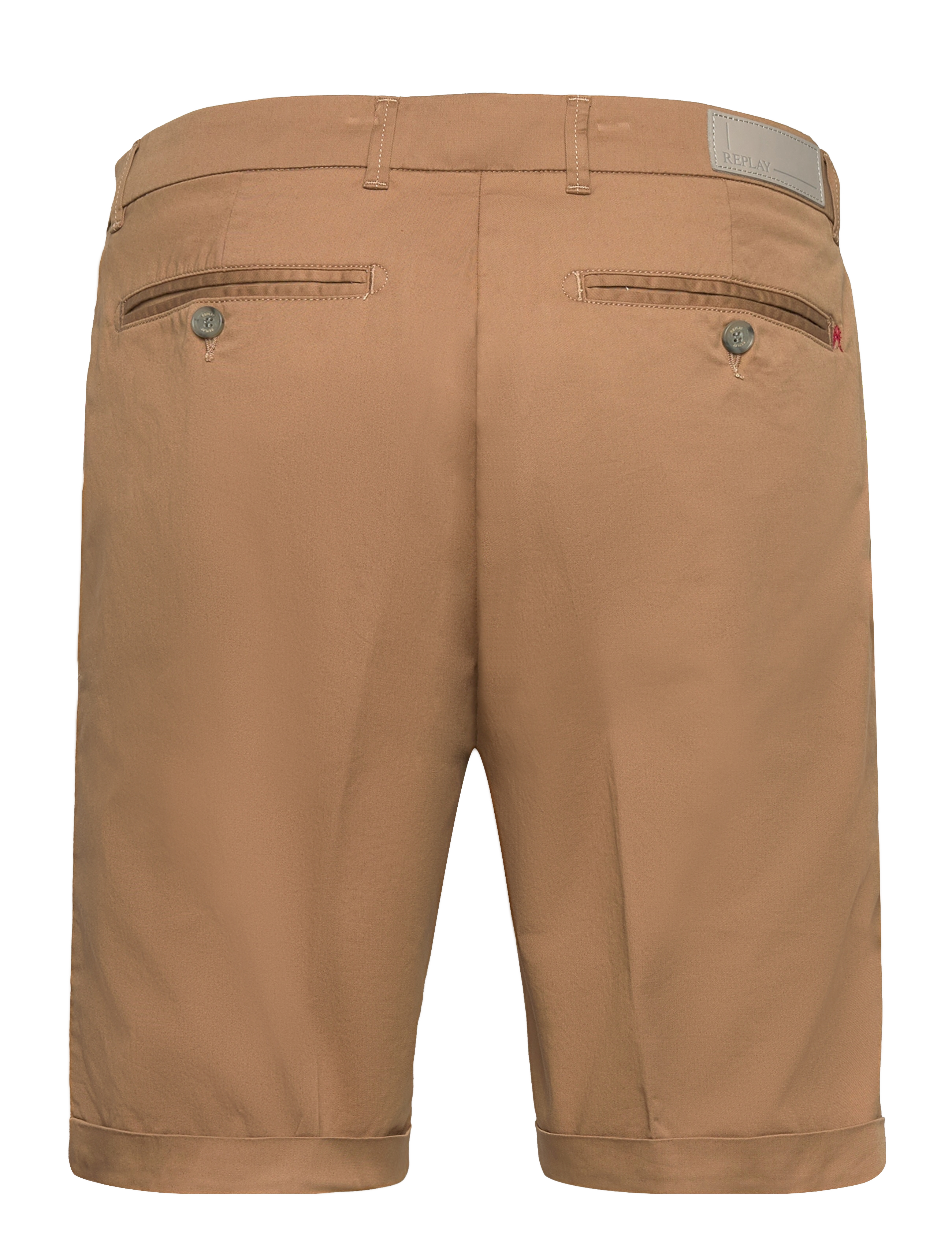 Replay - Shorts SLIM - chinos shorts - brown - 1