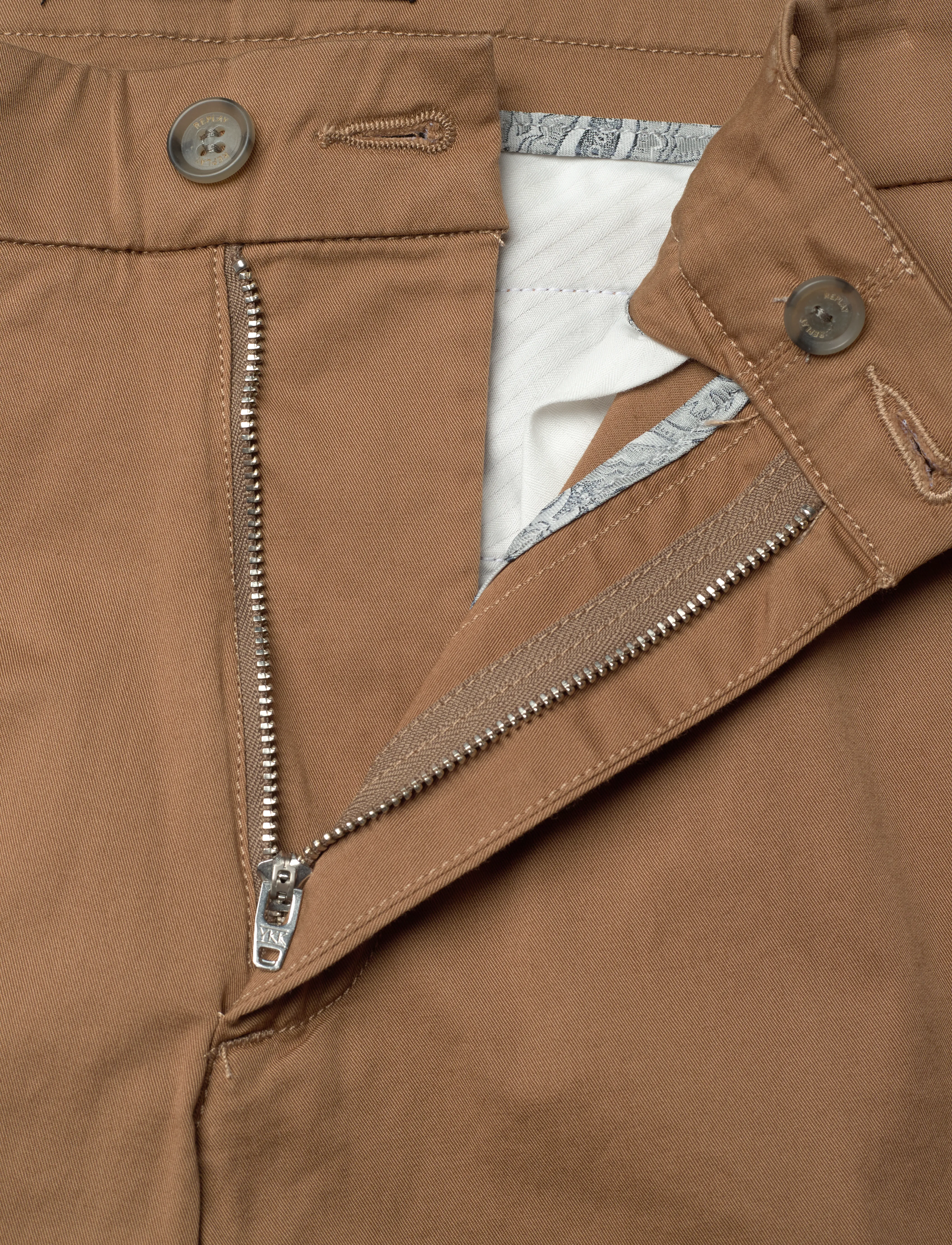 Replay - Shorts SLIM - chinos shorts - brown - 3