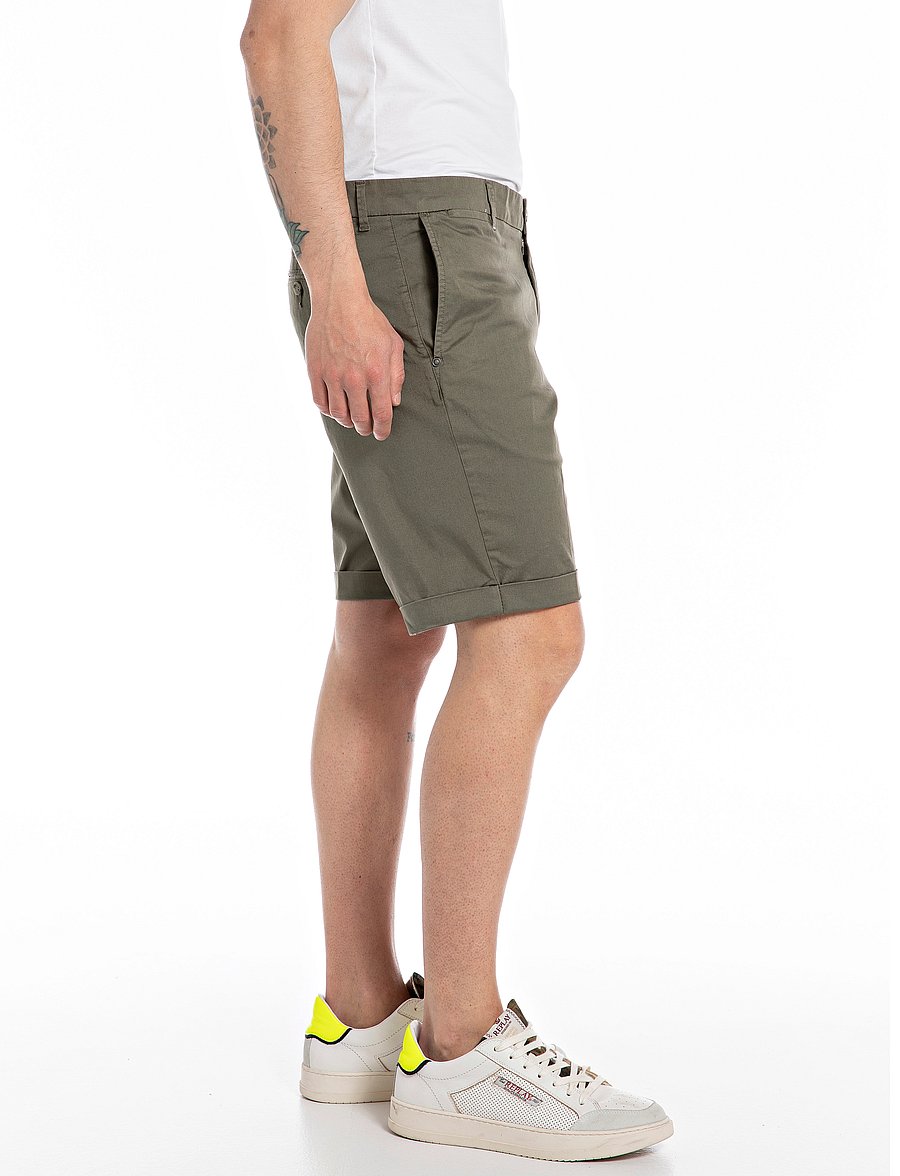 Replay - Shorts SLIM - chino lühikesed püksid - green - 4