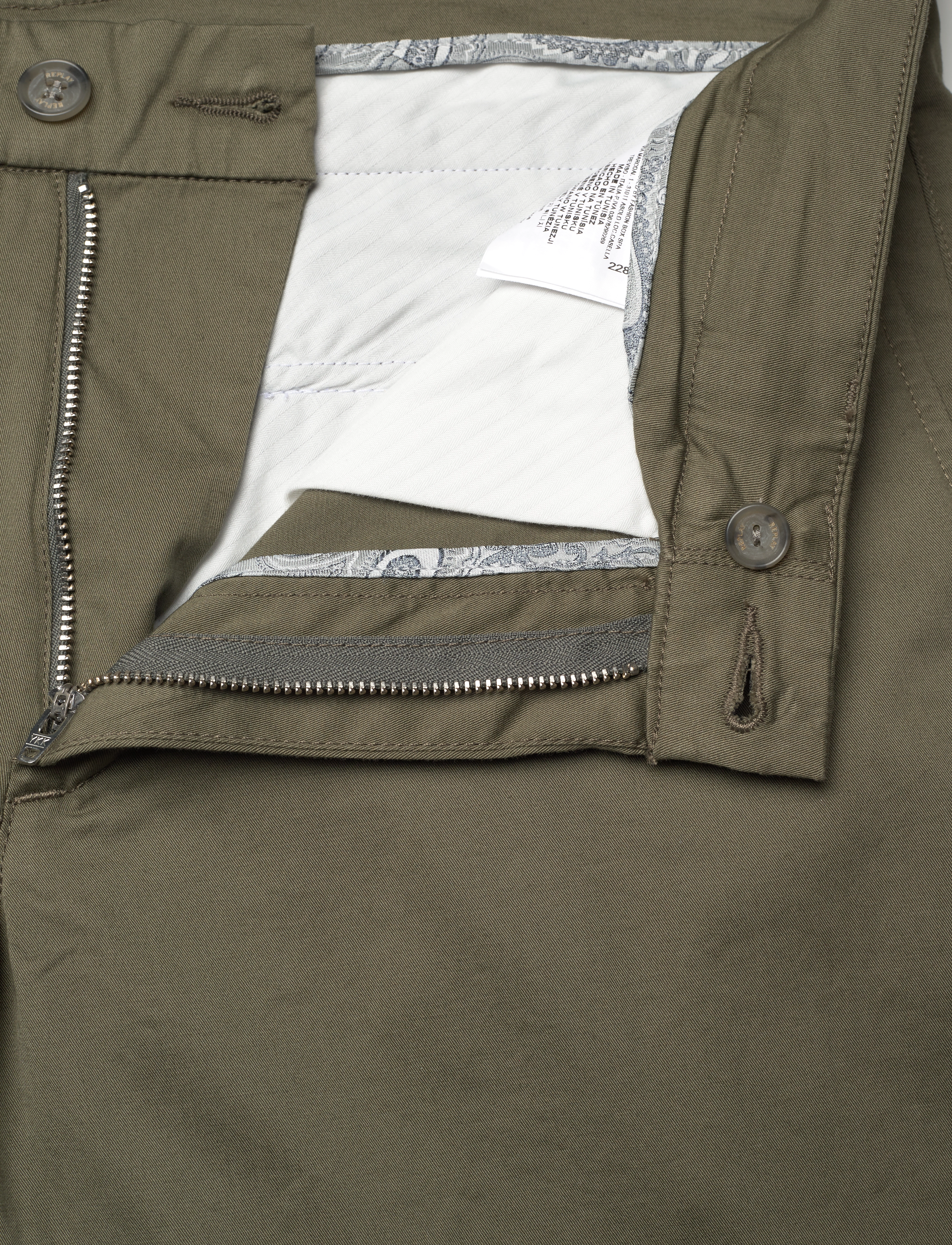 Replay - Shorts SLIM - chinos shorts - green - 3