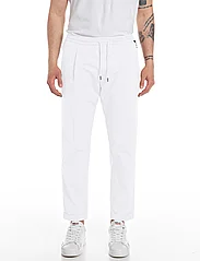 Replay - Trousers  Authentic Boost Project - kasdienio stiliaus kelnės - white - 2