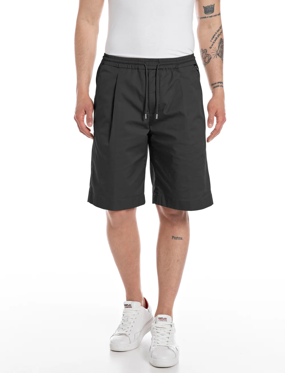 Replay - Shorts  Authentic Boost Project - casual shorts - black - 0