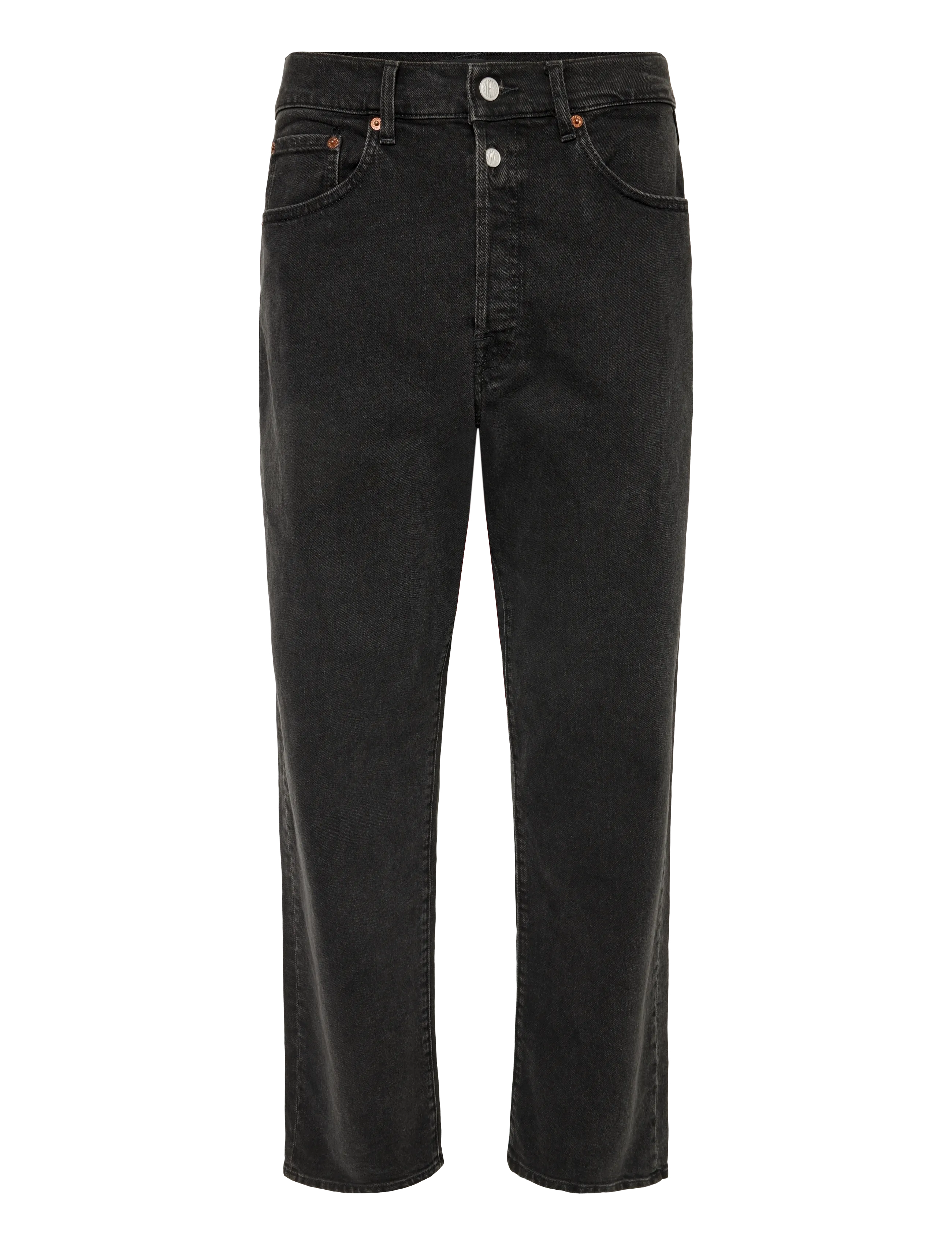 Replay M9Z1 STRAIGHT 9ZERO1 Sustainable DENIM Trousers - Regular jeans - BLACK / black