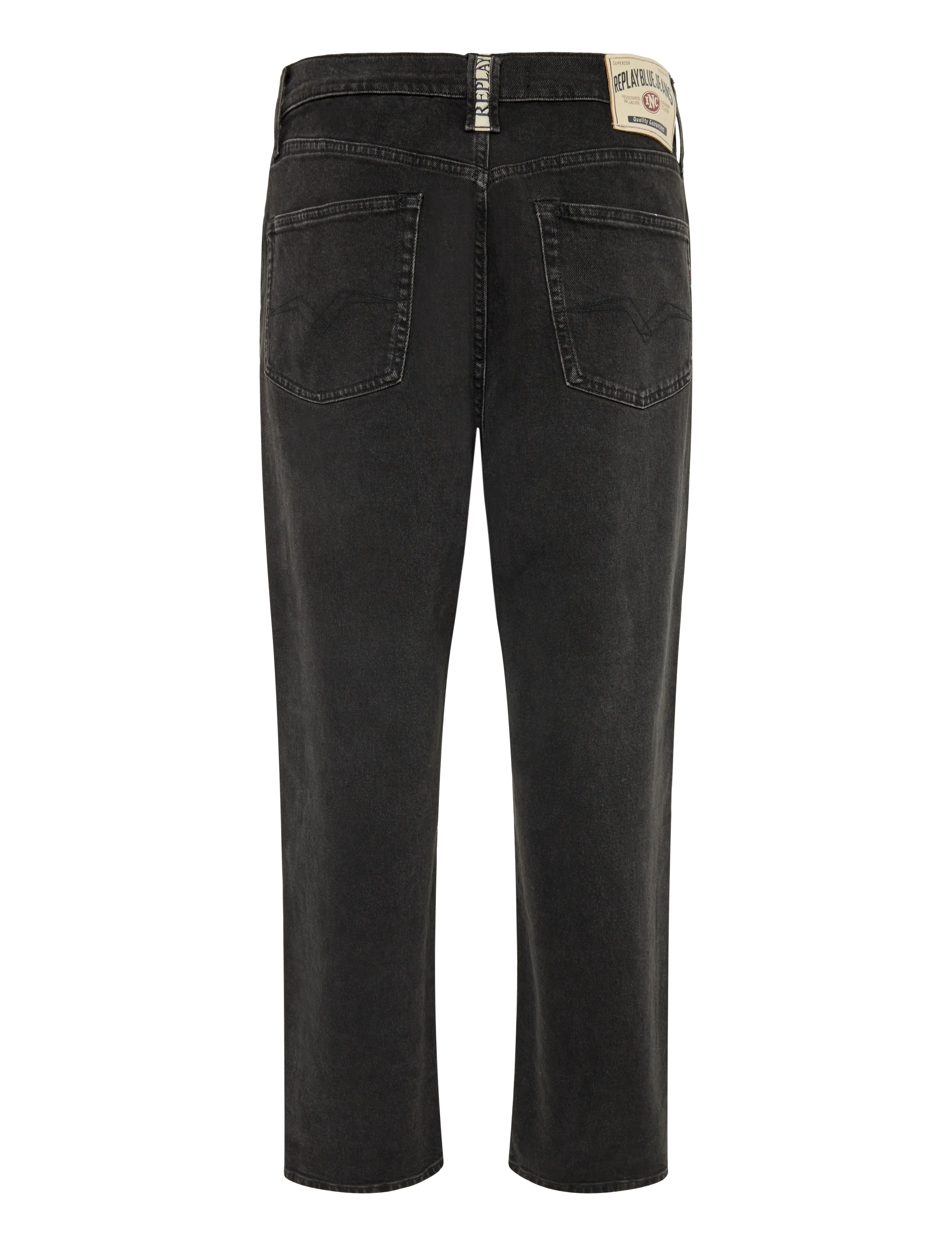 Replay - M9Z1 STRAIGHT 9ZERO1 Sustainable DENIM Trousers - black - 2
