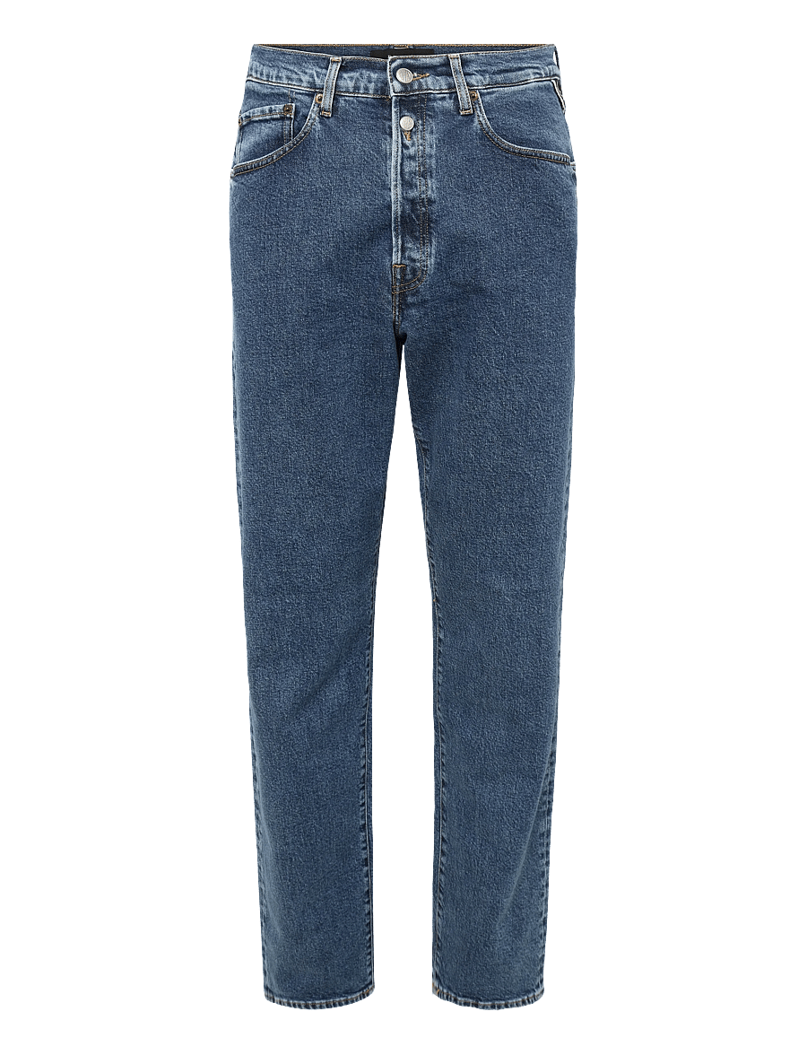 Replay - M9Z1 STRAIGHT 9ZERO1 Sustainable DENIM Trousers - regular jeans - blue - 1