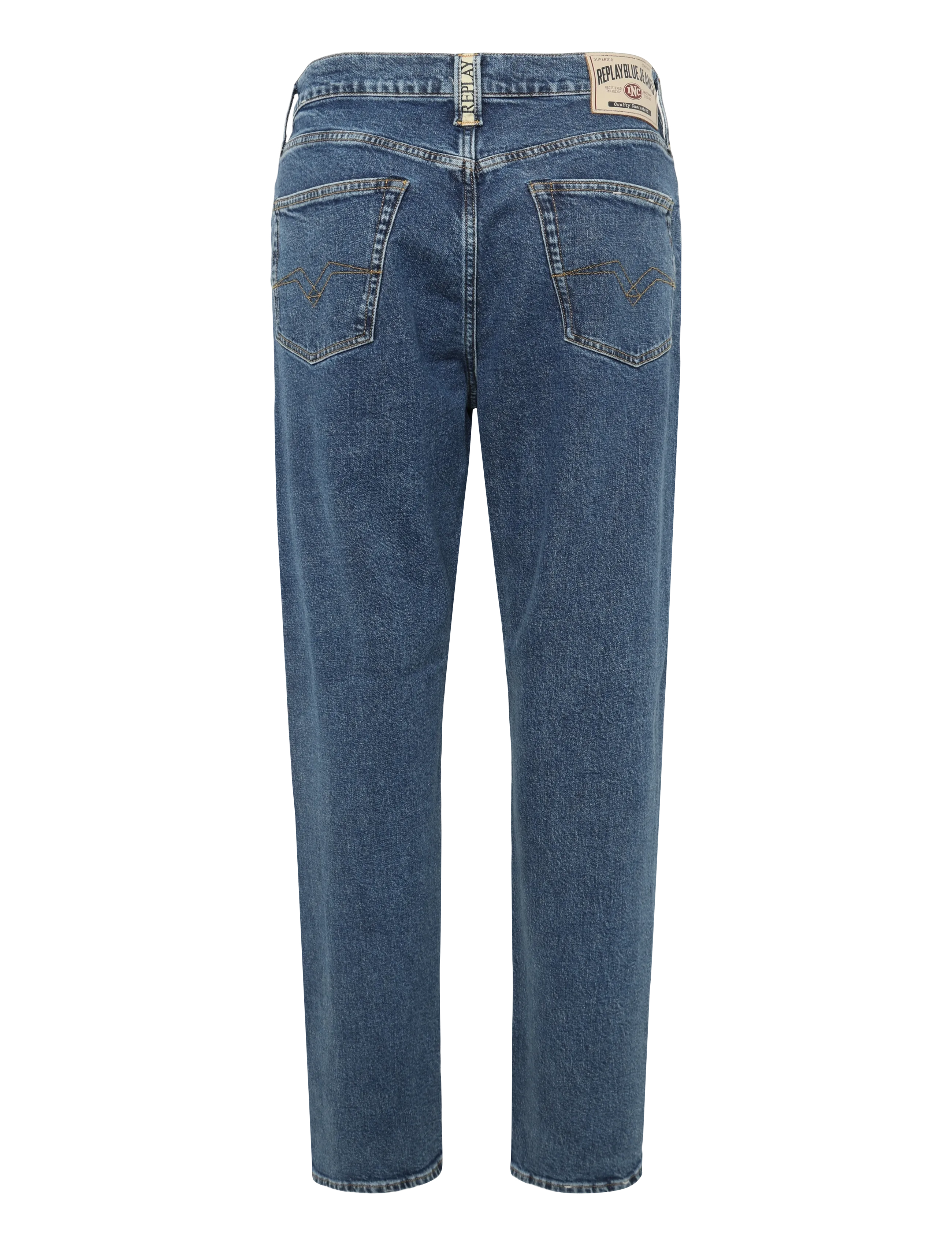 Replay - M9Z1 STRAIGHT 9ZERO1 Sustainable DENIM Trousers - regular jeans - blue - 2