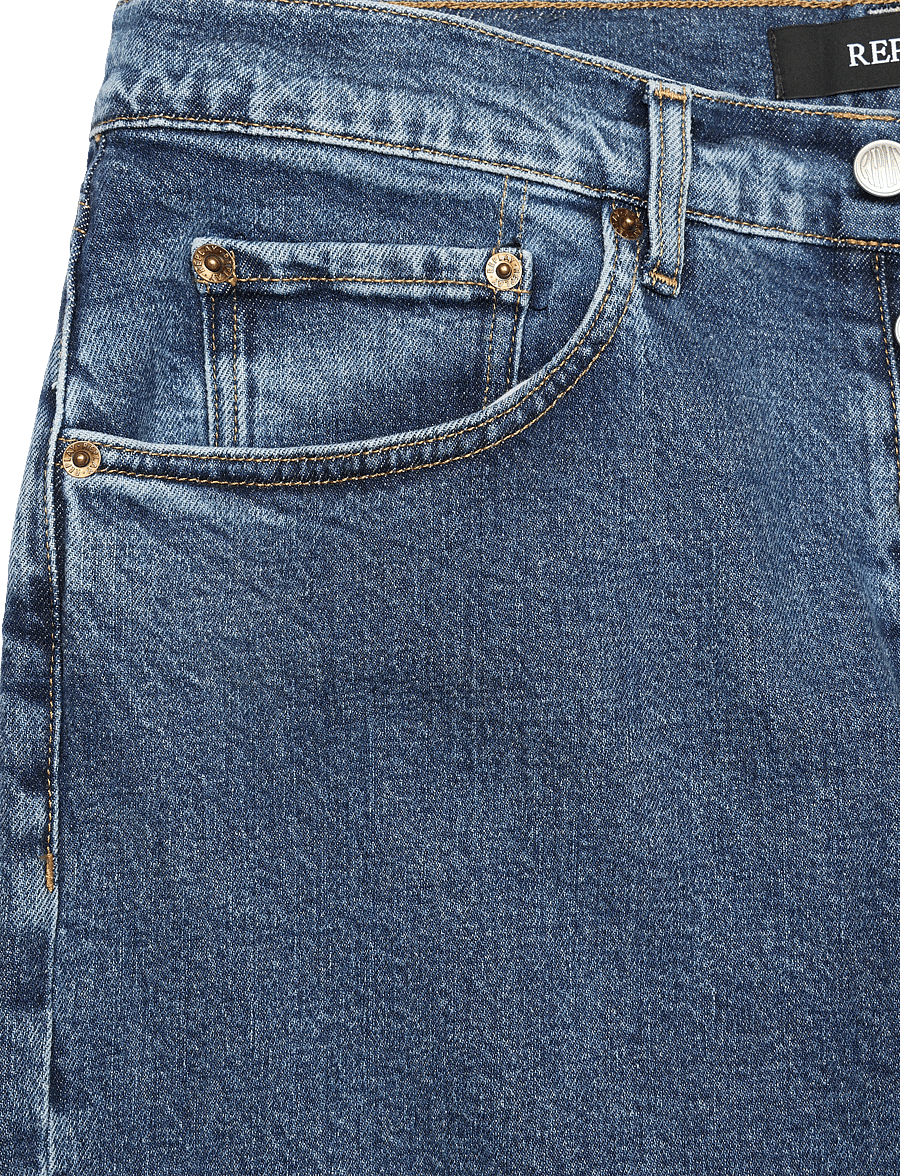 Replay - M9Z1 STRAIGHT 9ZERO1 Sustainable DENIM Trousers - regular jeans - blue - 4