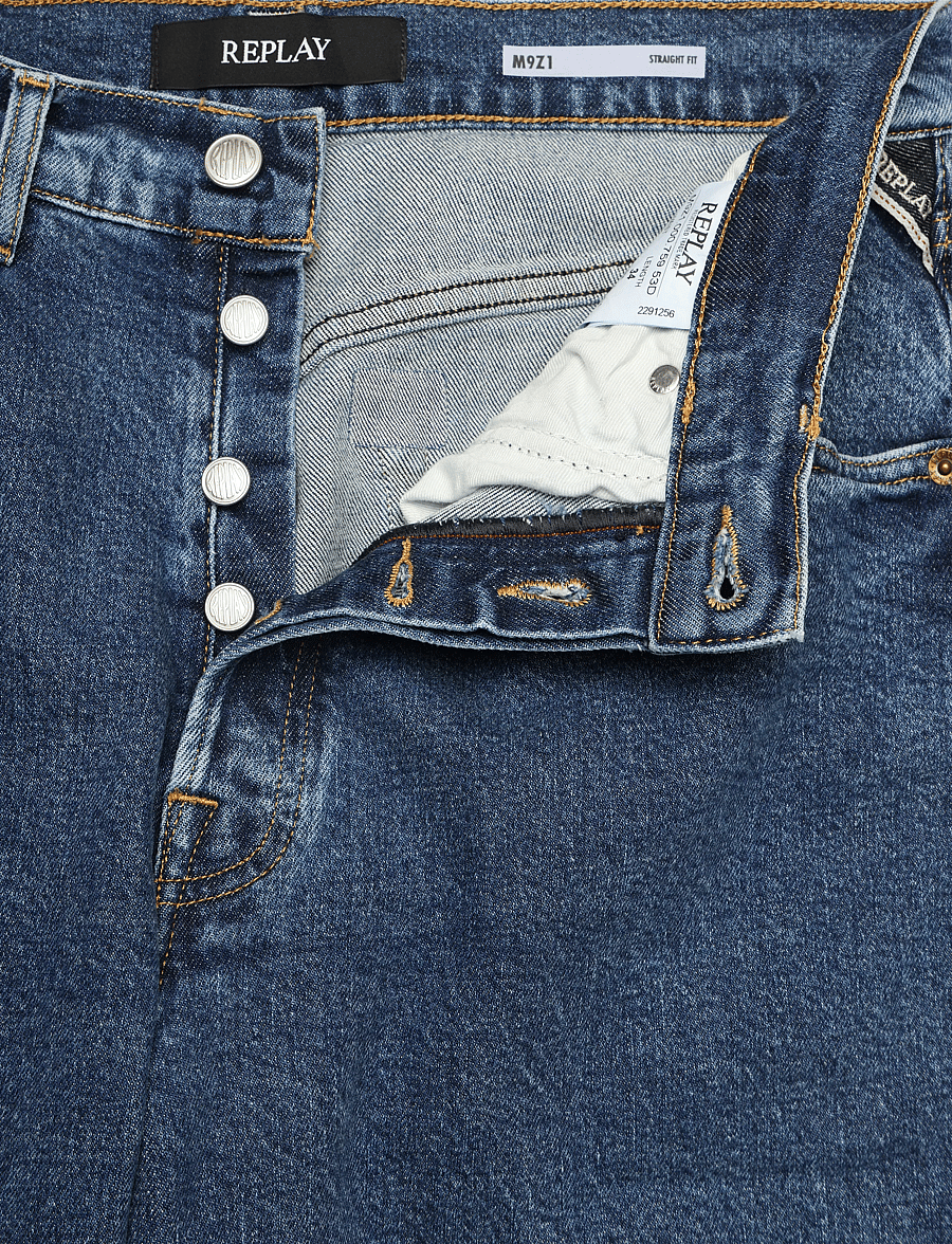 Replay - M9Z1 STRAIGHT 9ZERO1 Sustainable DENIM Trousers - regular jeans - blue - 5