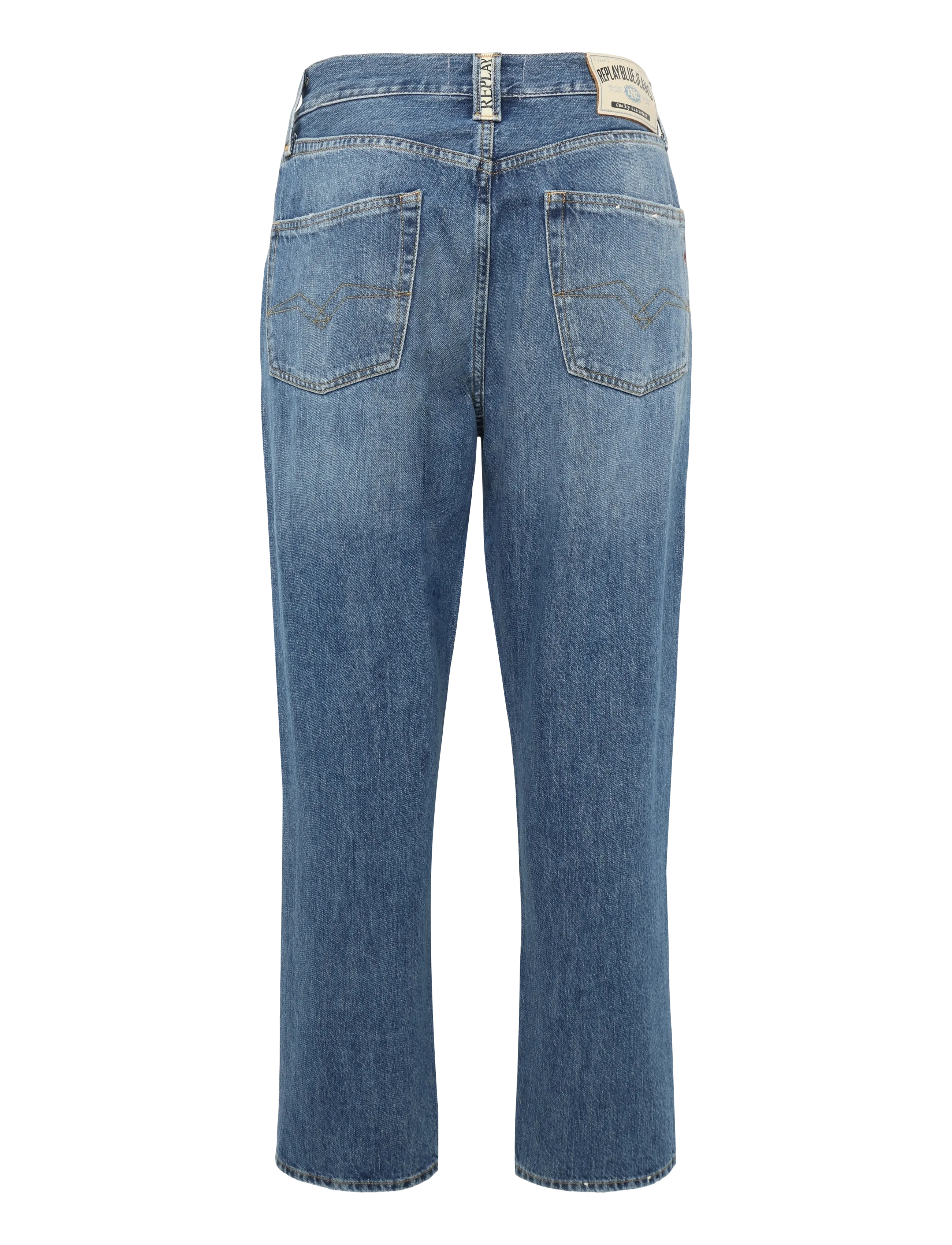 Replay - M9Z1 STRAIGHT 9Z1 ECO PLUS Sustainable DENIM Trousers - regular jeans - blue - 2
