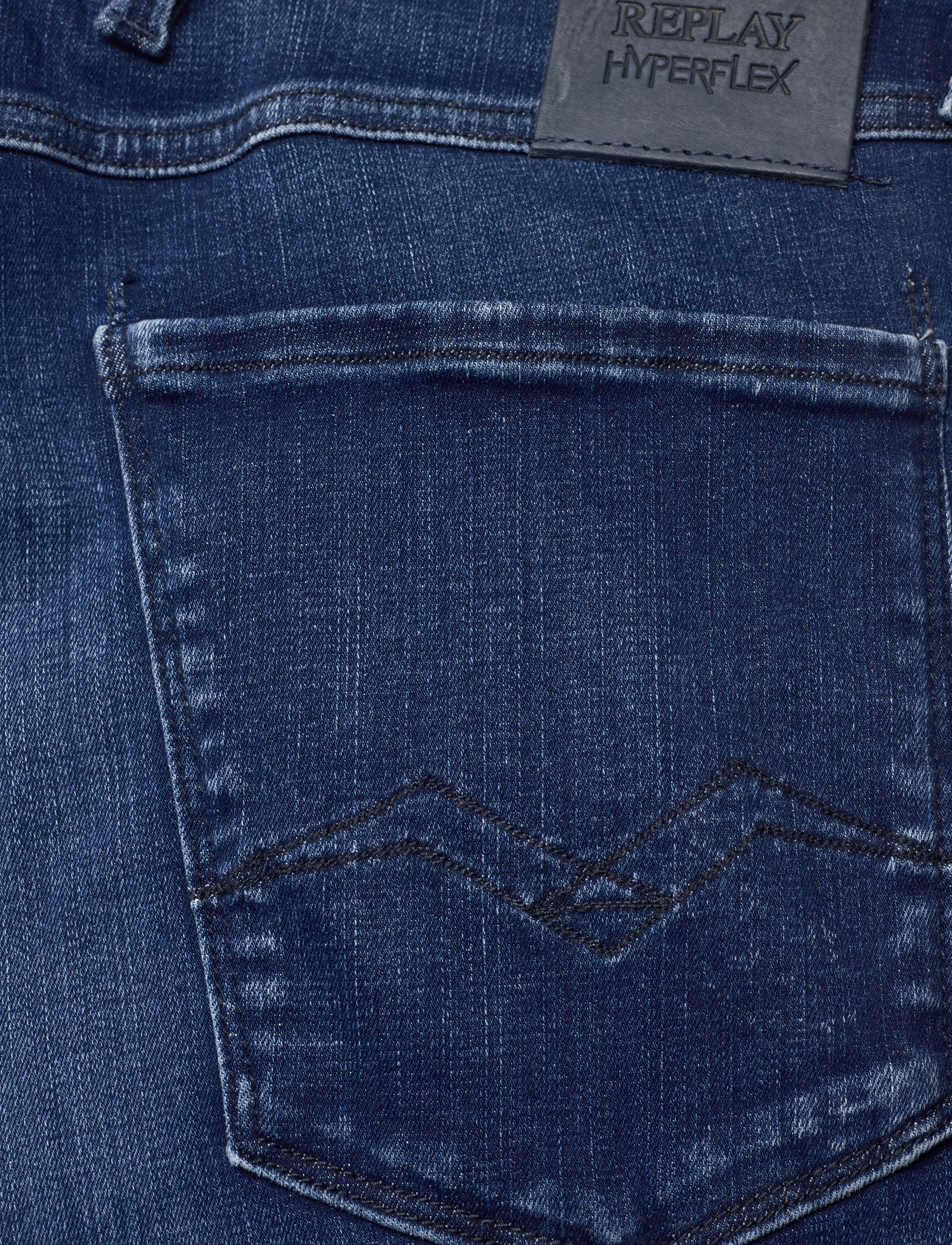 Replay - BRONNY Trousers Hyperflex Forever Blue - blue - 4