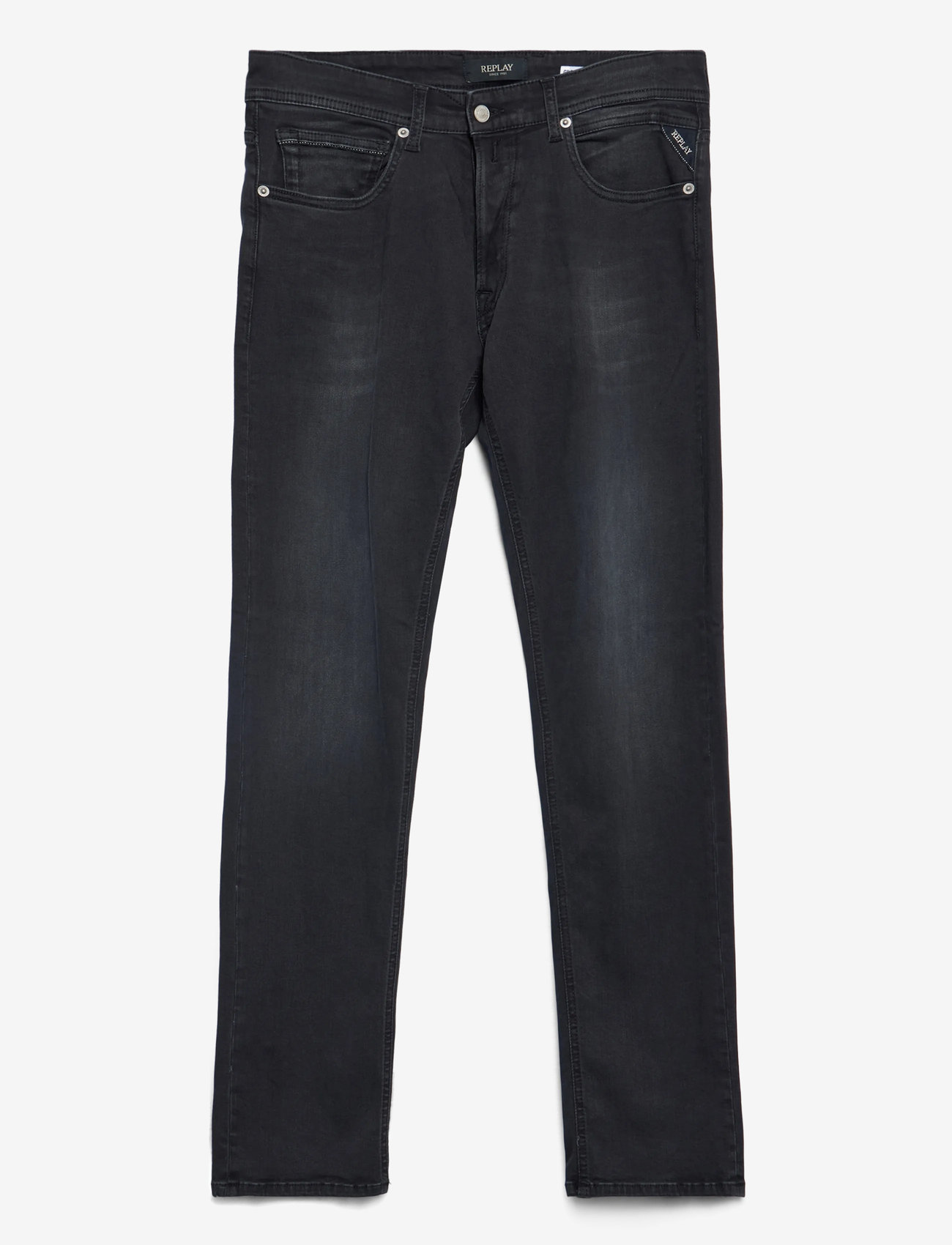 Replay - GROVER Trousers STRAIGHT C-Stretch - regular jeans - dark grey - 1