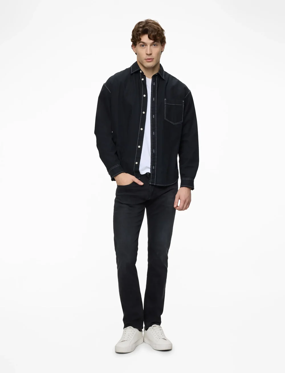 Replay - GROVER Trousers STRAIGHT C-Stretch - regular jeans - dark grey - 2
