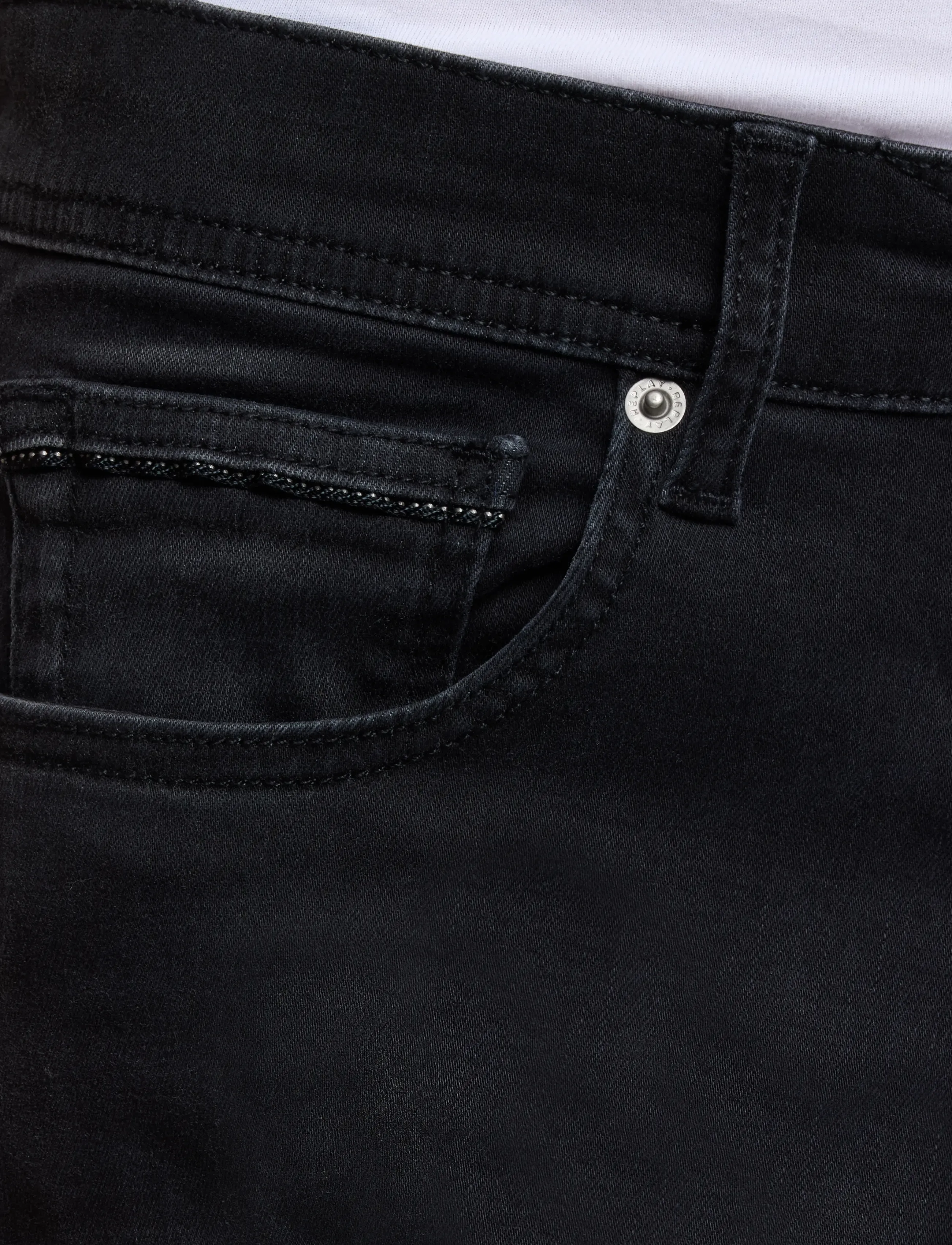 REPLAY Grover Trousers Straight C-Stretch casual byxor herr – bild 8