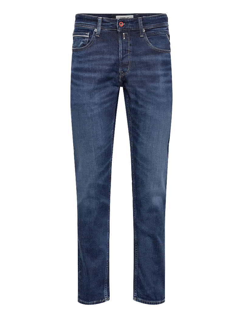 Replay - GROVER Trousers STRAIGHT - tavalised teksad - dark blue - 1