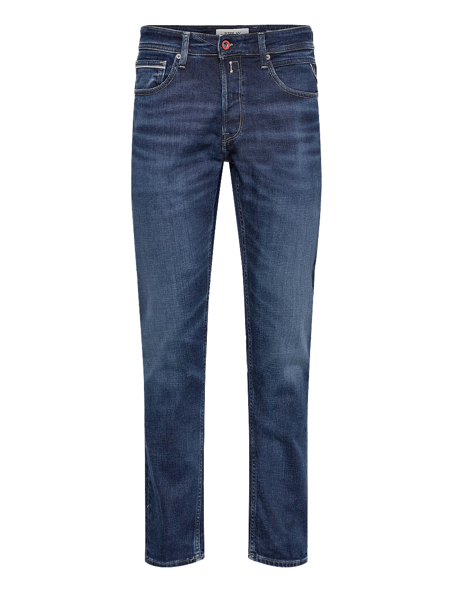 Replay - GROVER Trousers STRAIGHT - regular jeans - dark blue - 1