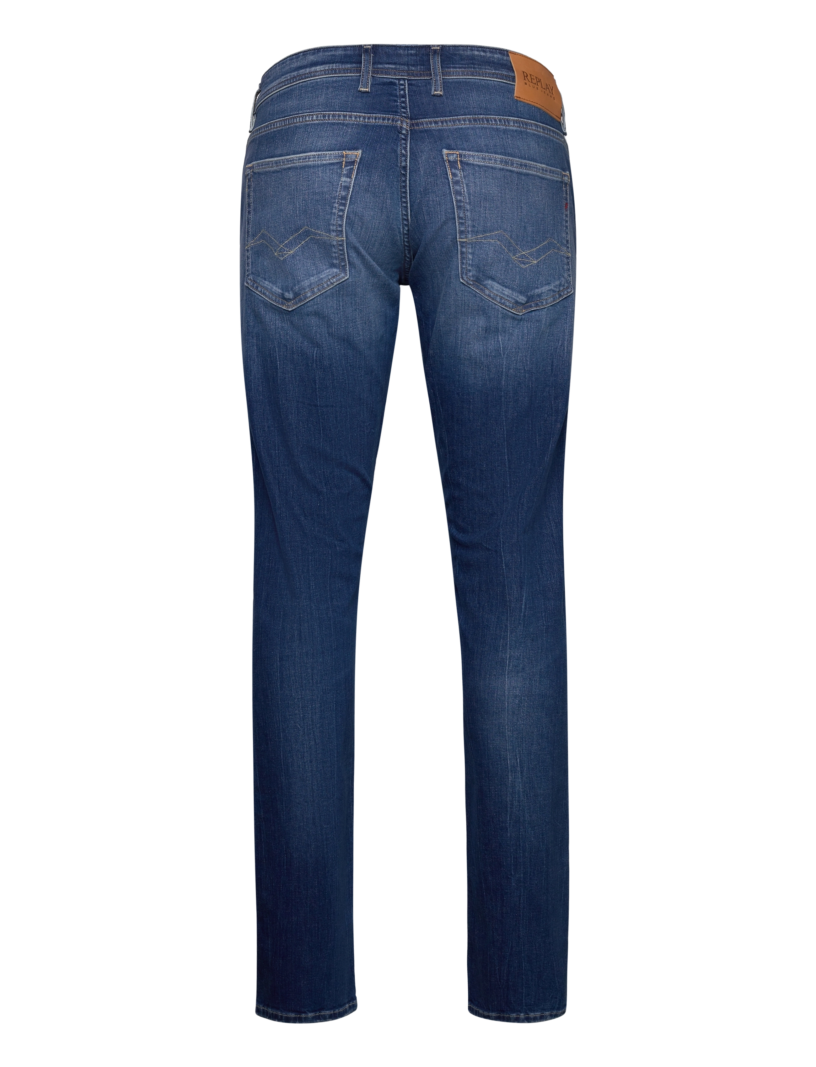 Replay - GROVER Trousers STRAIGHT 573 ONLINE - blue - 2