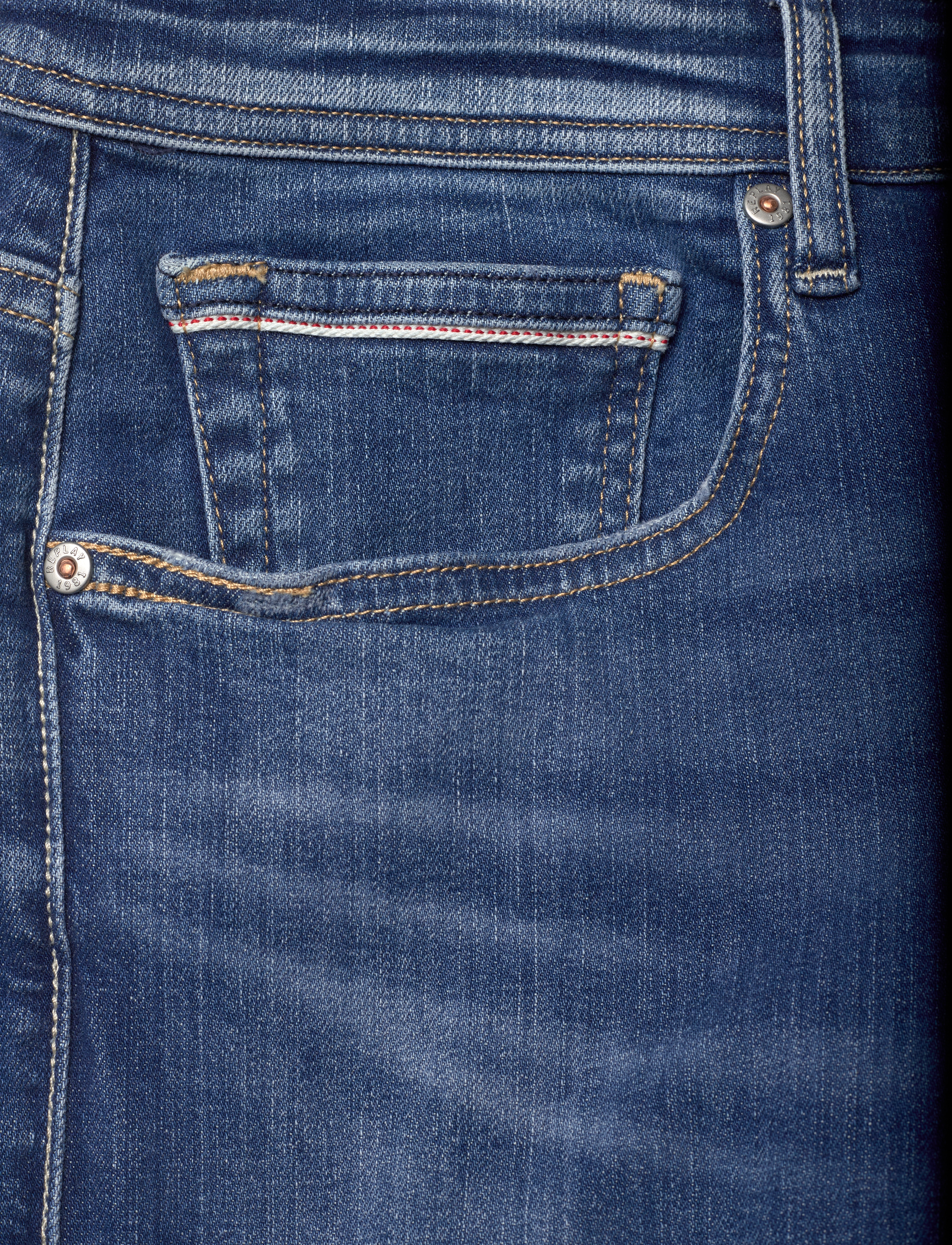 Replay - GROVER Trousers STRAIGHT 573 ONLINE - blue - 4