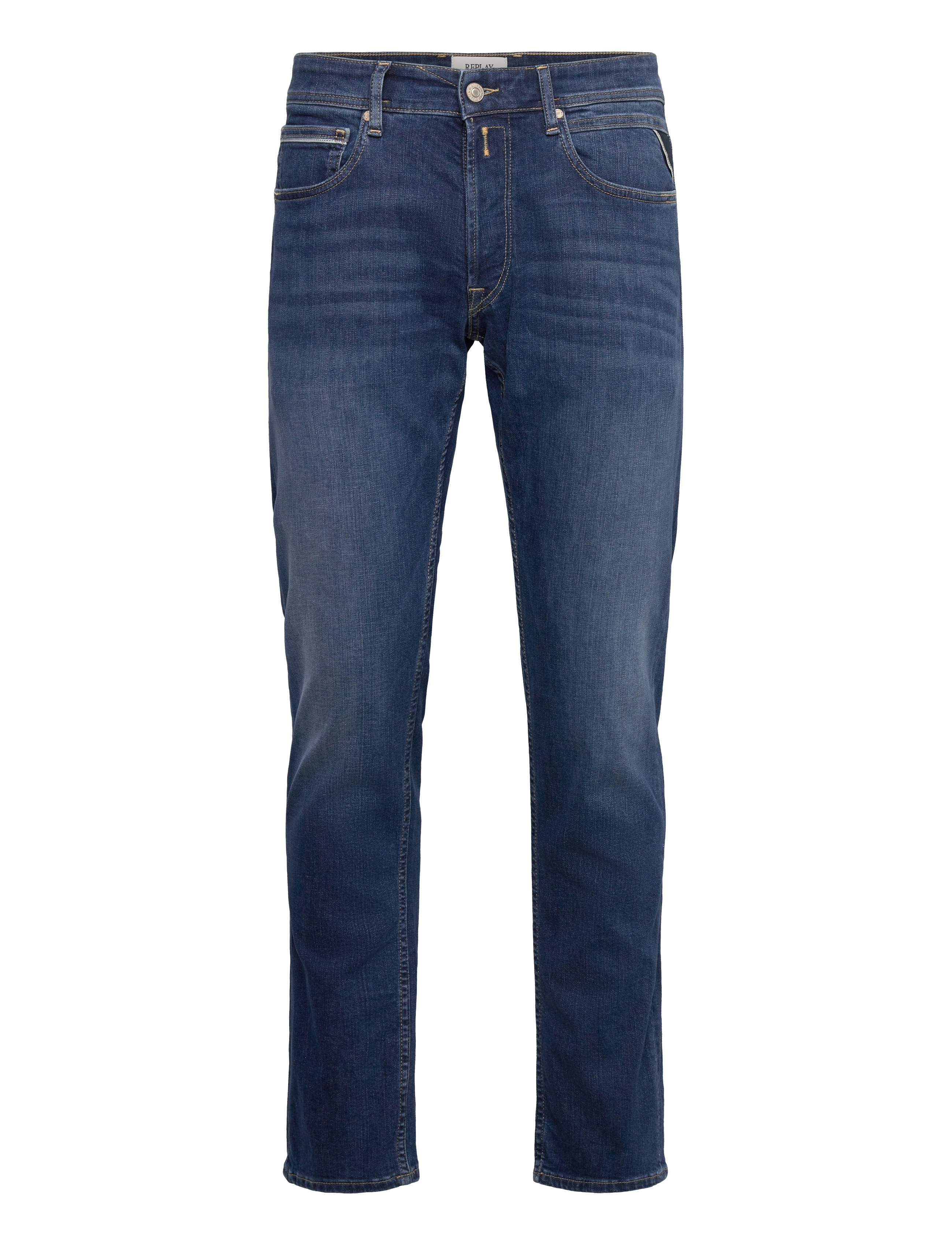Replay GROVER Trousers STRAIGHT 573 ECO PLUS,Sustainable - Jeans - BLUE / navy