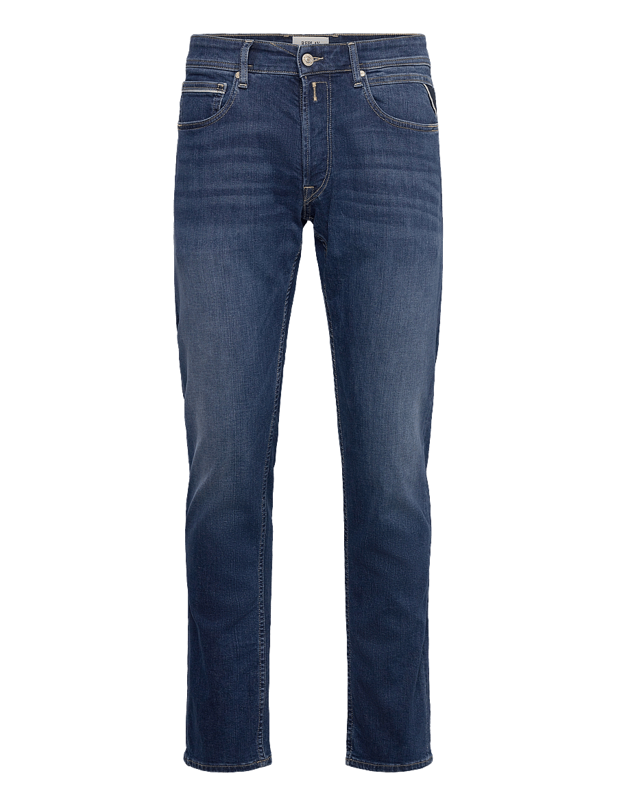 Replay - GROVER Trousers STRAIGHT 573 ECO PLUS,Sustainable - regular jeans - blue - 1