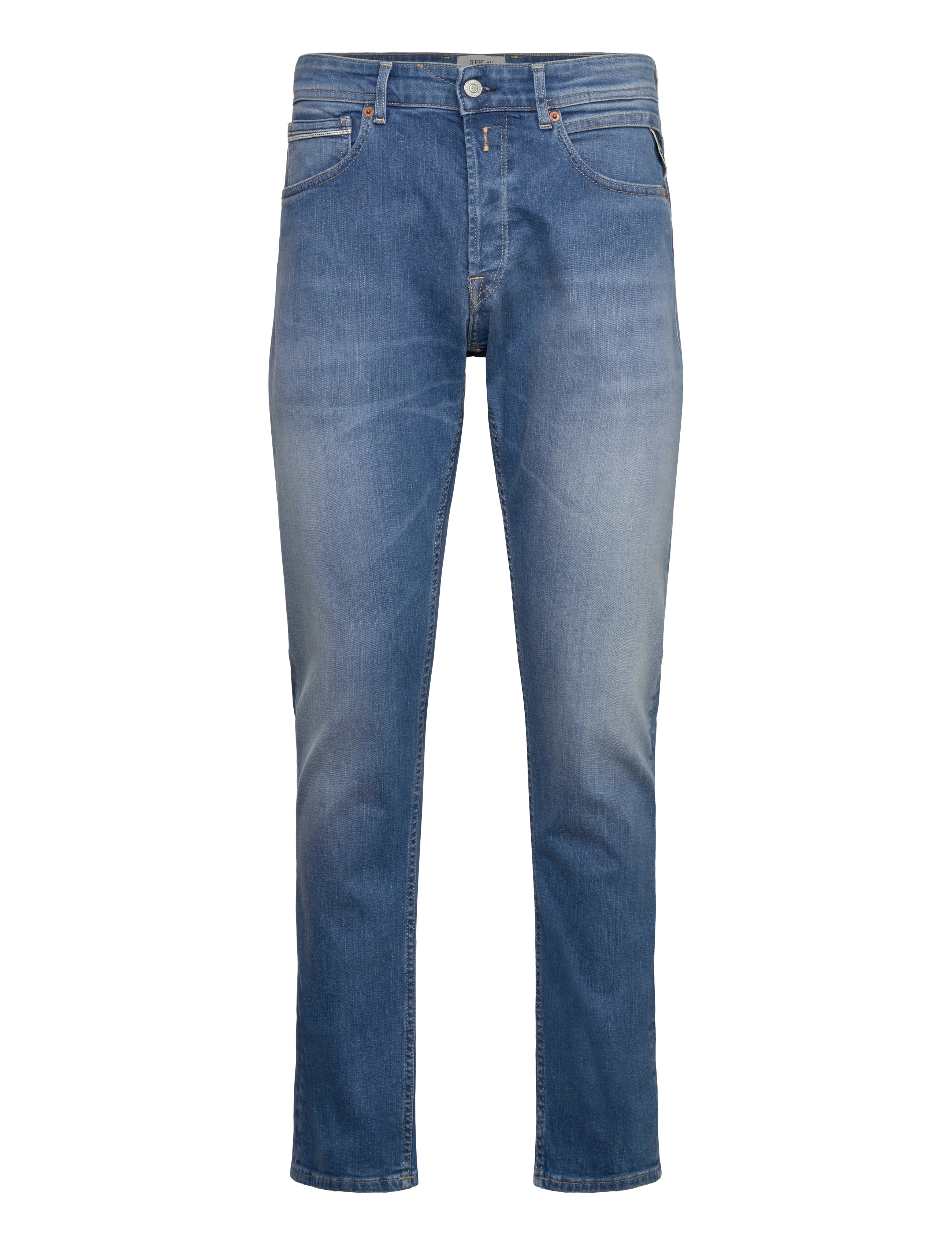 Replay GROVER Trousers STRAIGHT 573 ECO PLUS - Jeans - BLUE / blue