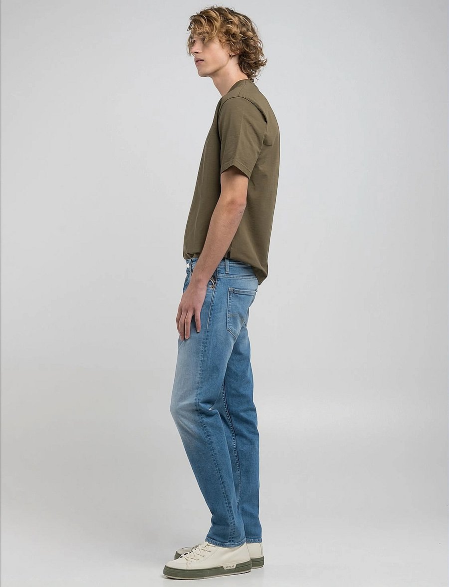 Replay - GROVER Trousers STRAIGHT 573 ECO PLUS - regular jeans - blue - 5