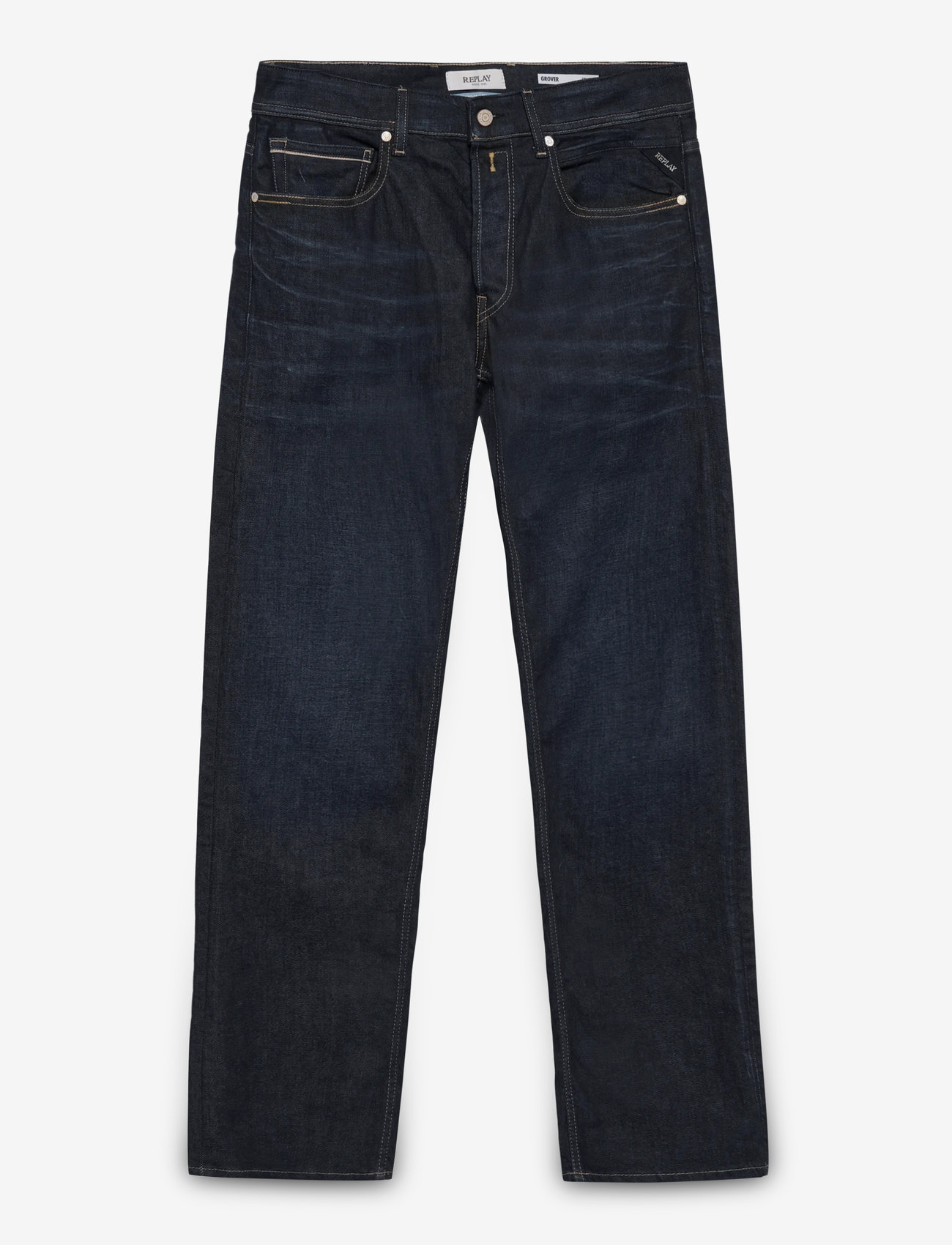 Replay - GROVER Trousers STRAIGHT 573 ECO PLUS - regular jeans - blue - 1